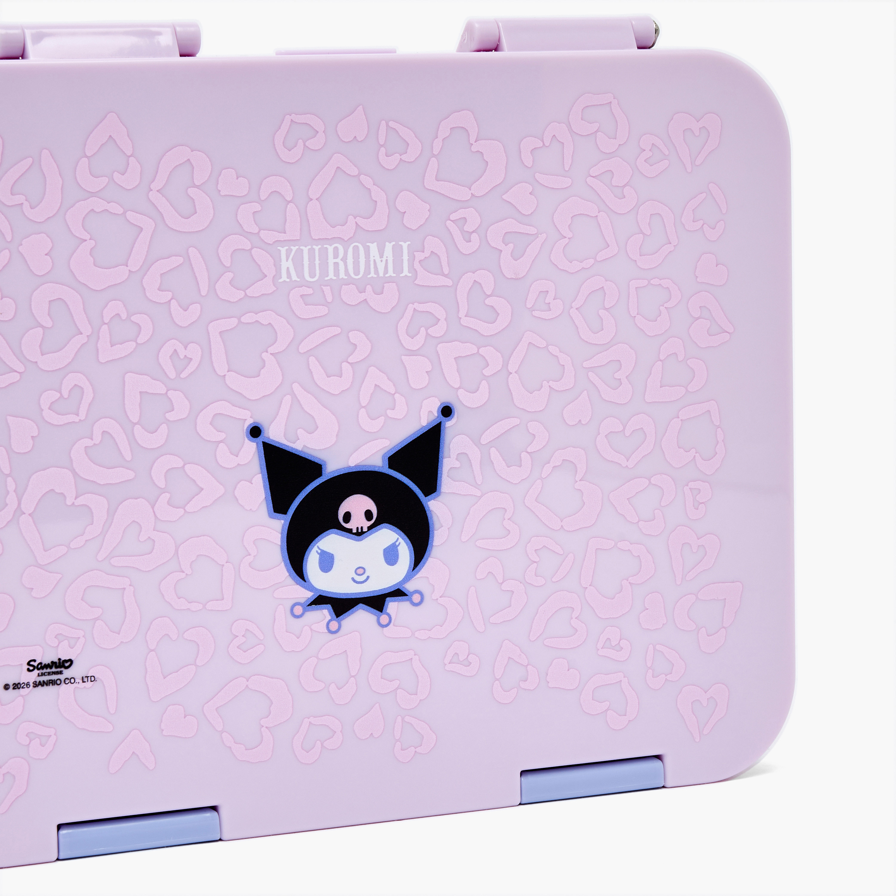 Sanrio Kuromi Print Bento Lunch Box for Girls with Clip Lock Closure - 1 L-school-lunchessentials-lunchboxes-image-4