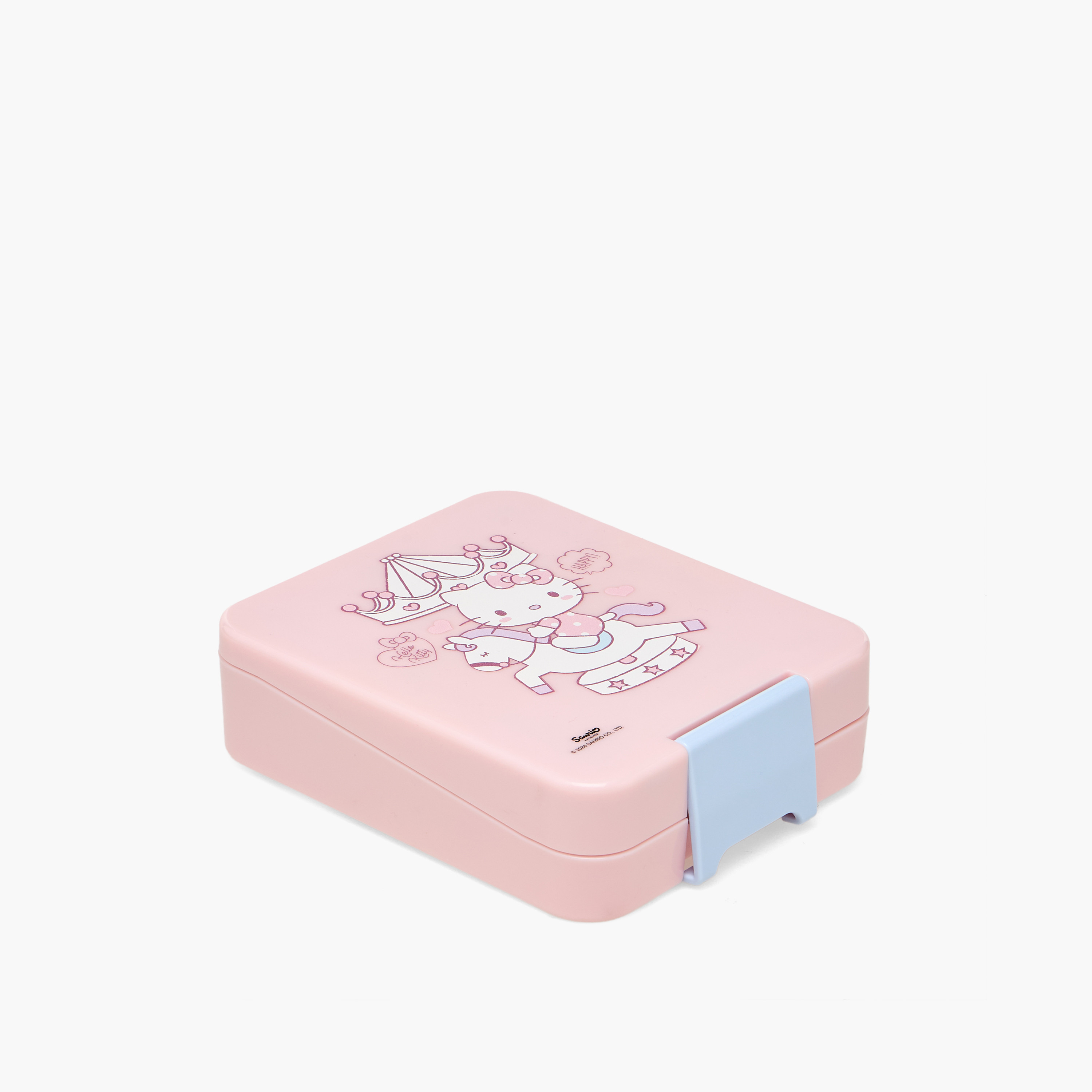 Sanrio Hello Kitty Print Bento Lunch Box for Girls with Clip Lock Lid - 640 ml-school-lunchessentials-lunchboxes-image-1