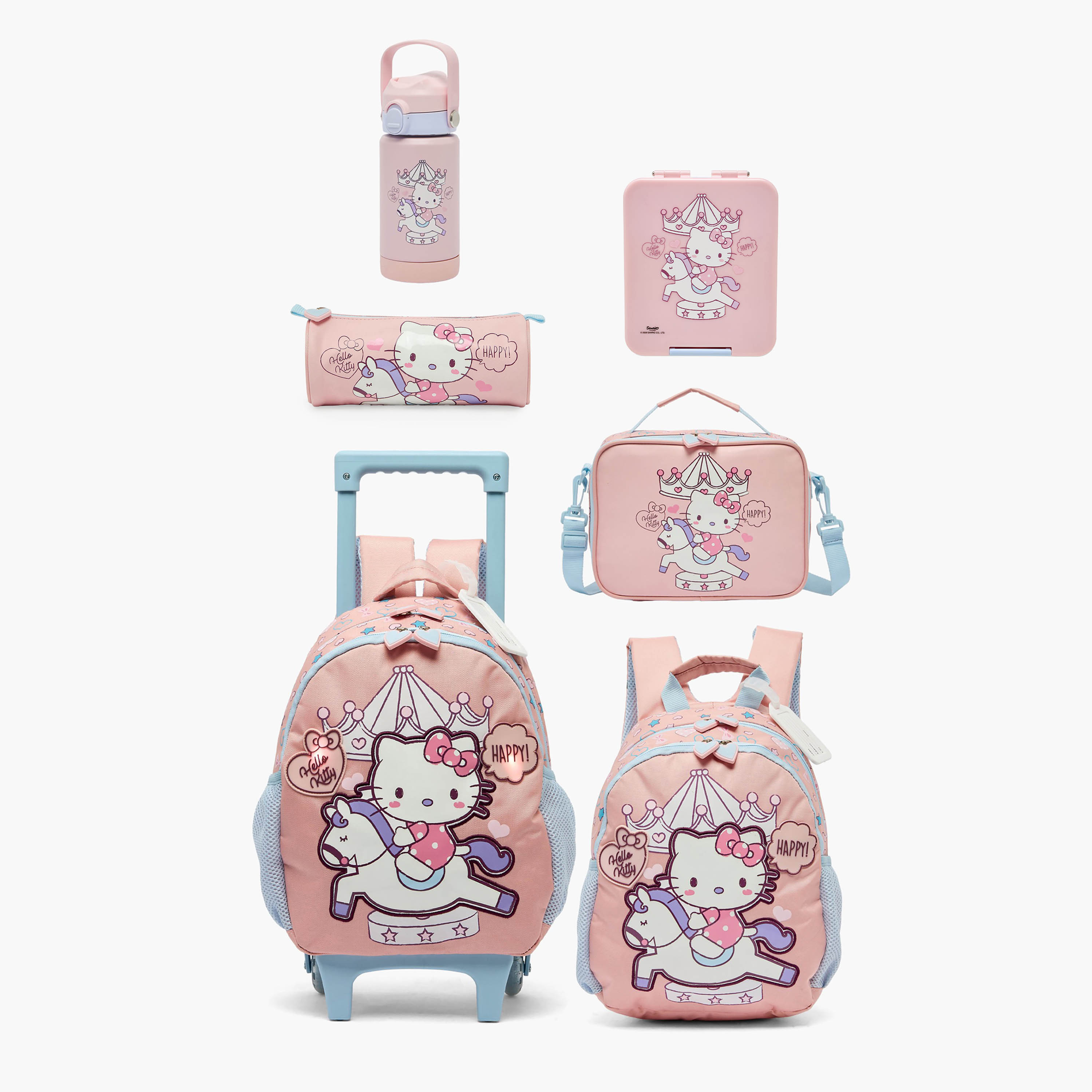 Sanrio Hello Kitty Print Bento Lunch Box for Girls with Clip Lock Lid - 640 ml-school-lunchessentials-lunchboxes-image-13