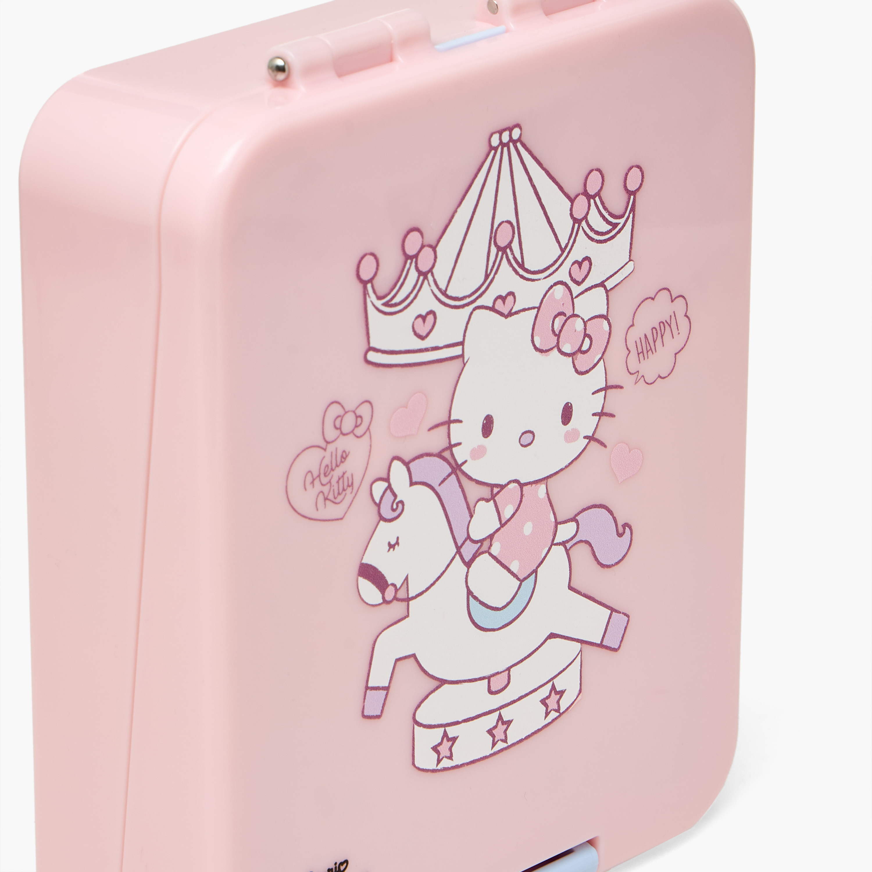 Sanrio Hello Kitty Print Bento Lunch Box for Girls with Clip Lock Lid - 640 ml-school-lunchessentials-lunchboxes-image-4