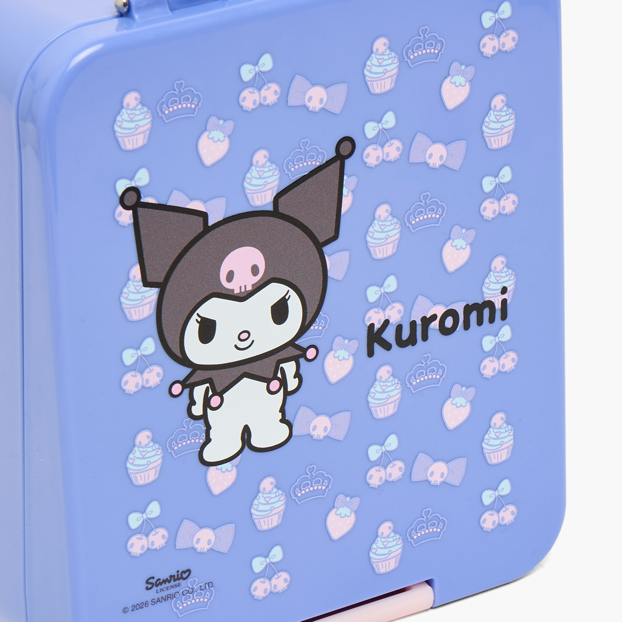 Sanrio Kuromi Bento Lunch Box for Girls with 3 Compartments-school-lunchessentials-lunchboxes-image-4