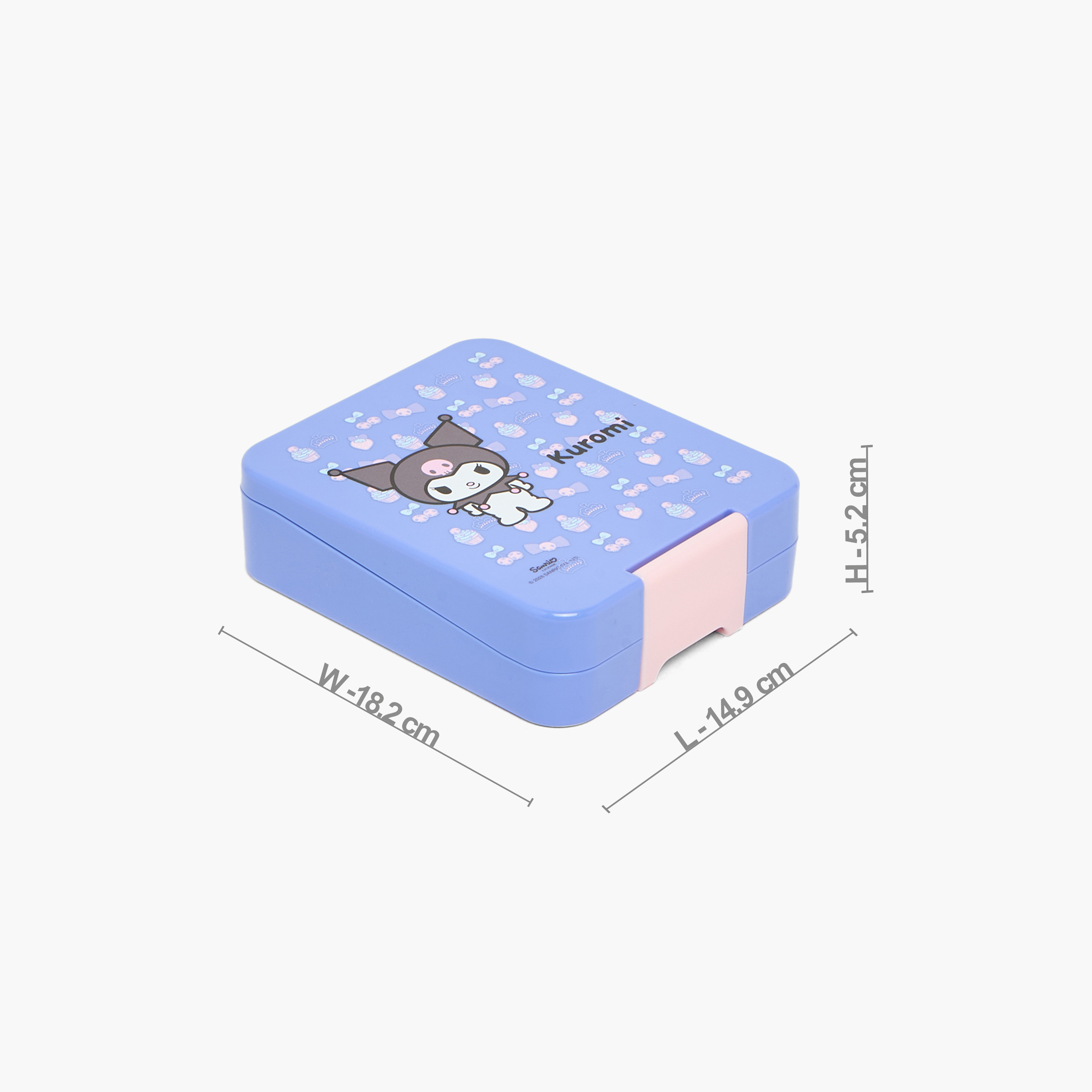 Sanrio Kuromi Bento Lunch Box for Girls with 3 Compartments-school-lunchessentials-lunchboxes-image-9