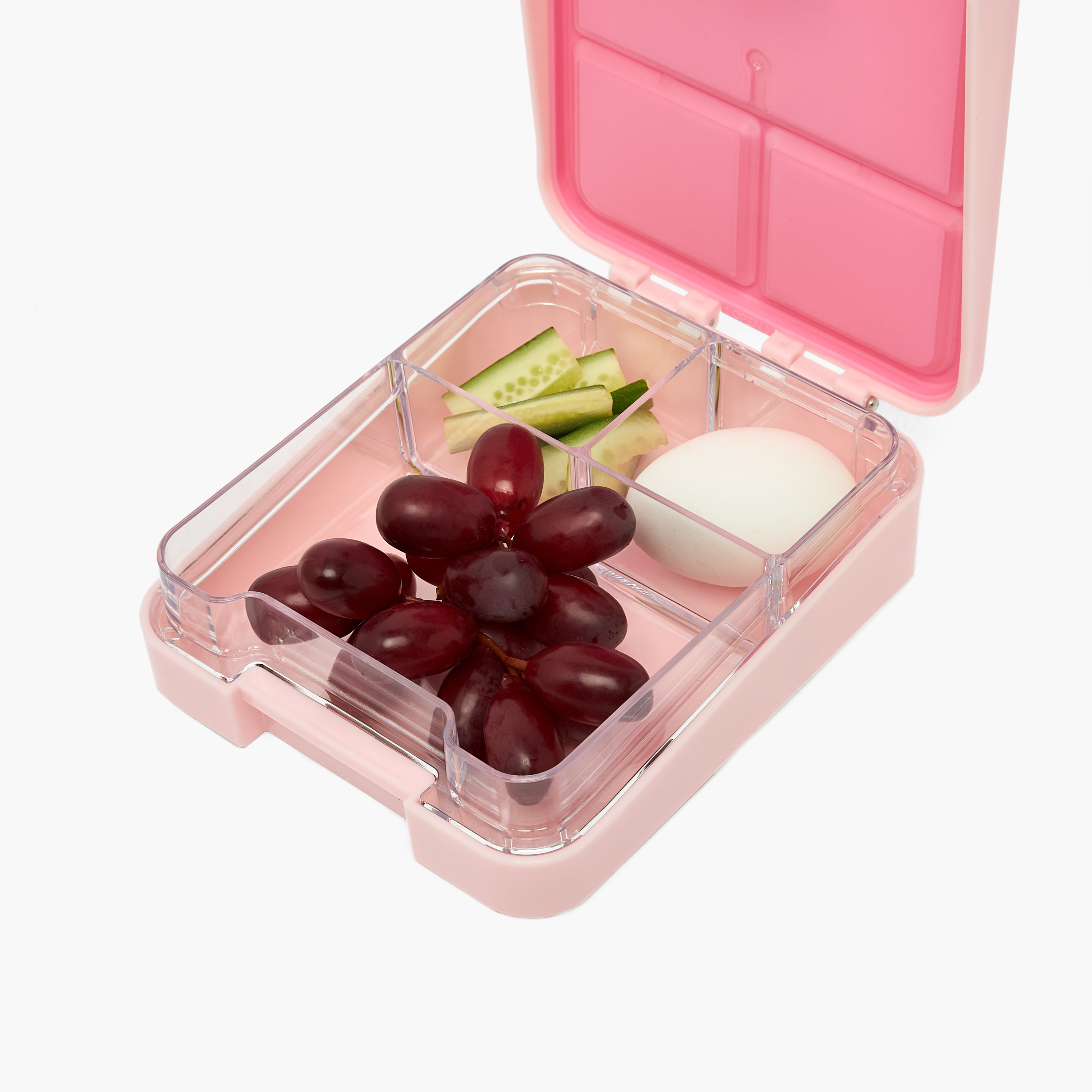 صندوق غداء بينتو بطبعات ماي ميلودي للبنات بغطاء بقفل بمشبك إغلاق - 640 مل-school-lunchessentials-lunchboxes-image-10