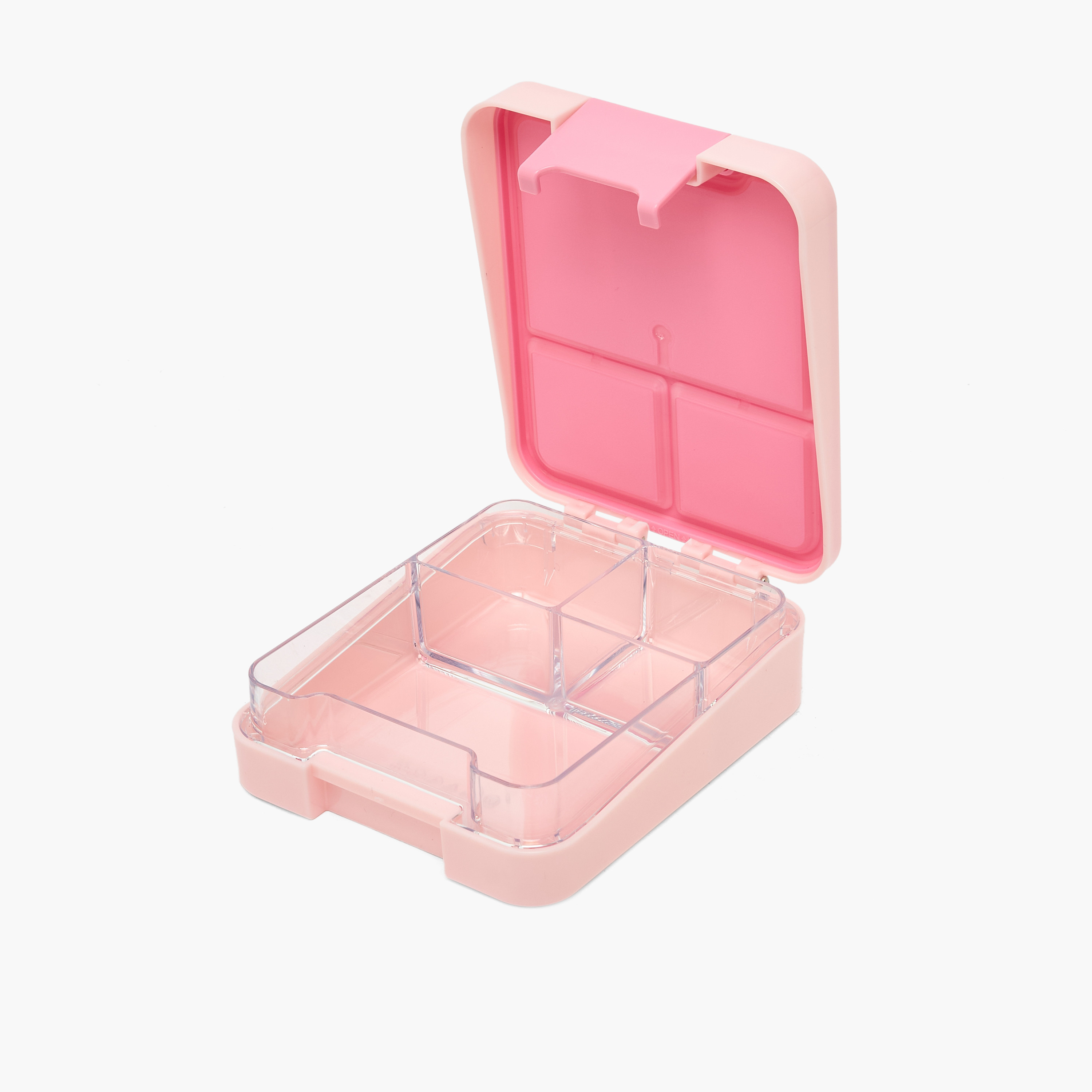 صندوق غداء بينتو بطبعات ماي ميلودي للبنات بغطاء بقفل بمشبك إغلاق - 640 مل-school-lunchessentials-lunchboxes-image-5