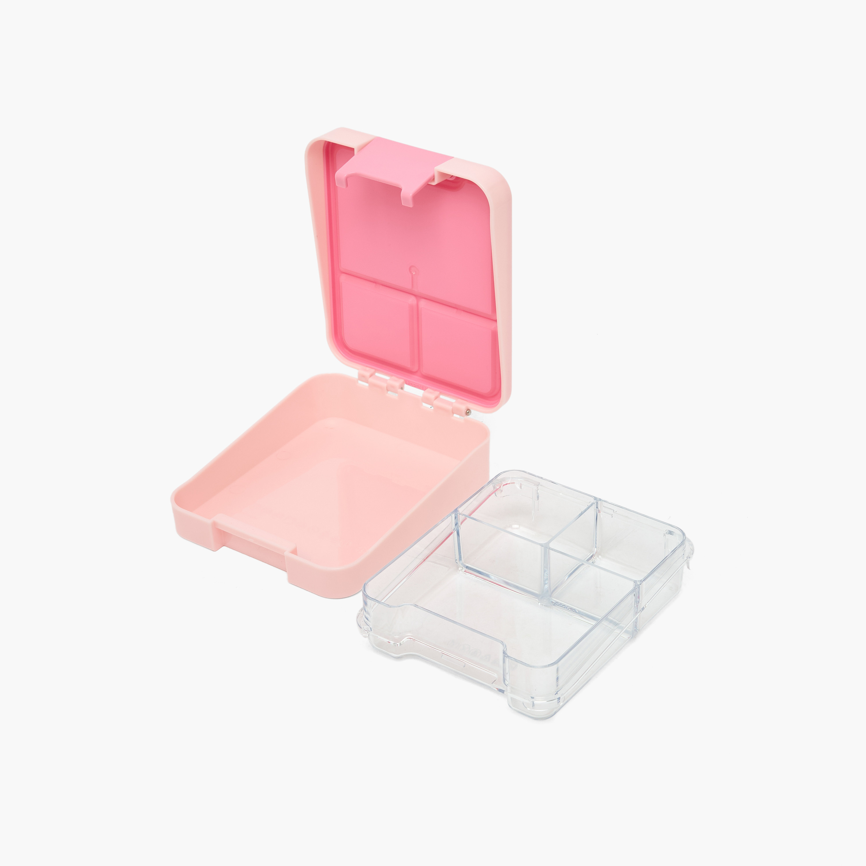 صندوق غداء بينتو بطبعات ماي ميلودي للبنات بغطاء بقفل بمشبك إغلاق - 640 مل-school-lunchessentials-lunchboxes-image-6