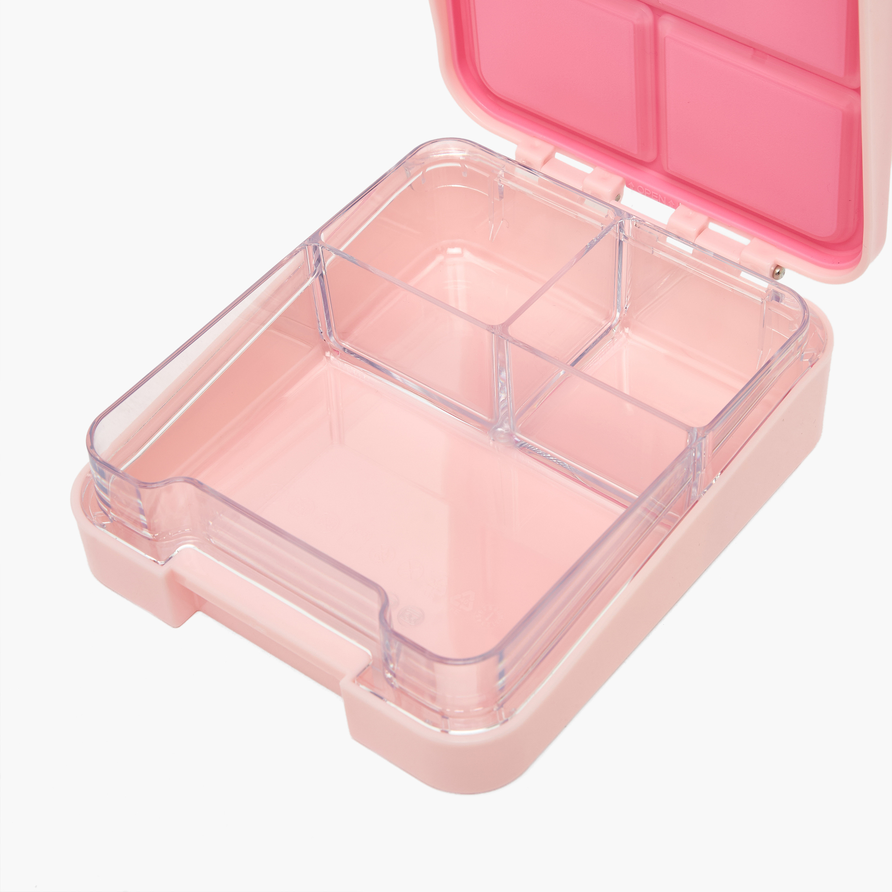 صندوق غداء بينتو بطبعات ماي ميلودي للبنات بغطاء بقفل بمشبك إغلاق - 640 مل-school-lunchessentials-lunchboxes-image-9