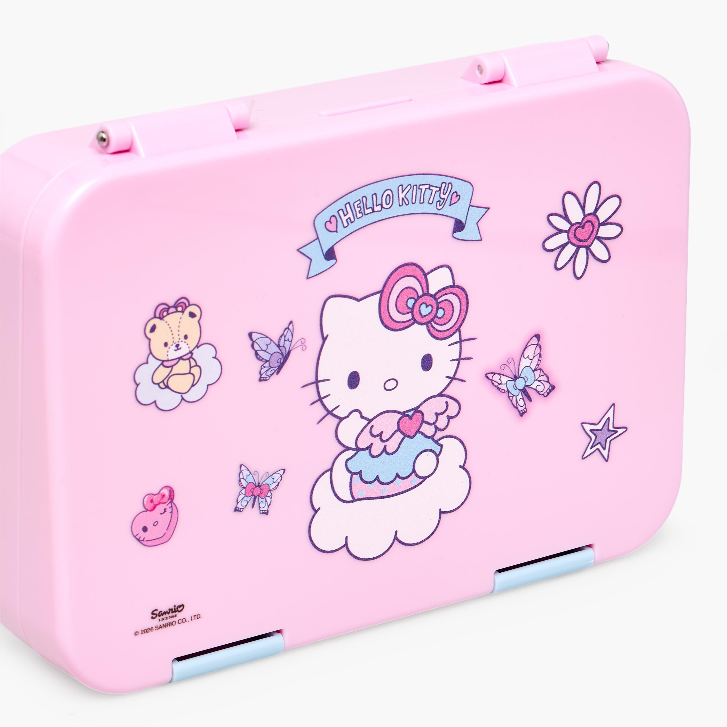 Sanrio Hello Kitty Print Bento Lunch Box for Girls with Clip Lock Lid - 750 ml-school-lunchessentials-lunchboxes-image-4