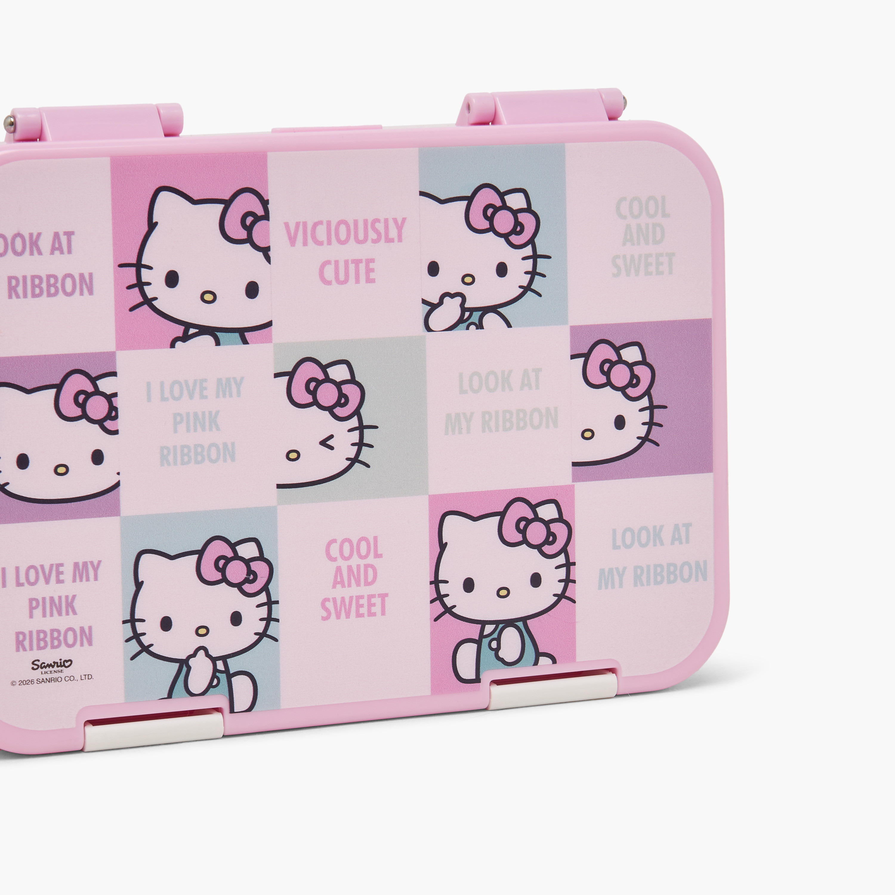 Sanrio Hello Kitty Lunch Box for Girls with Clip Lock Lid-school-lunchessentials-lunchboxes-image-4