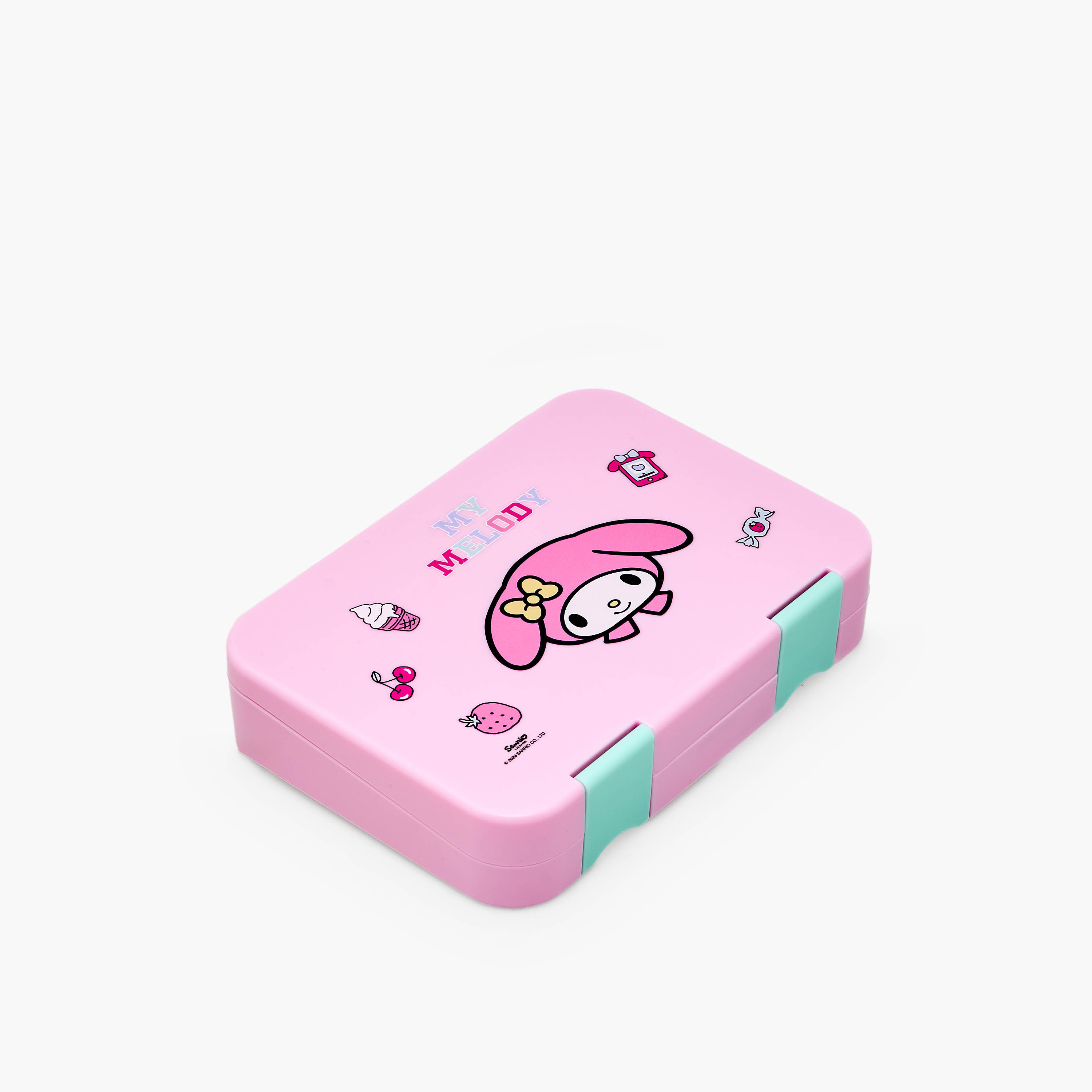 Sanrio My Melody Print Bento Lunch Box for Girls with Clip Lock Lid - 750 ml-school-lunchessentials-lunchboxes-image-1