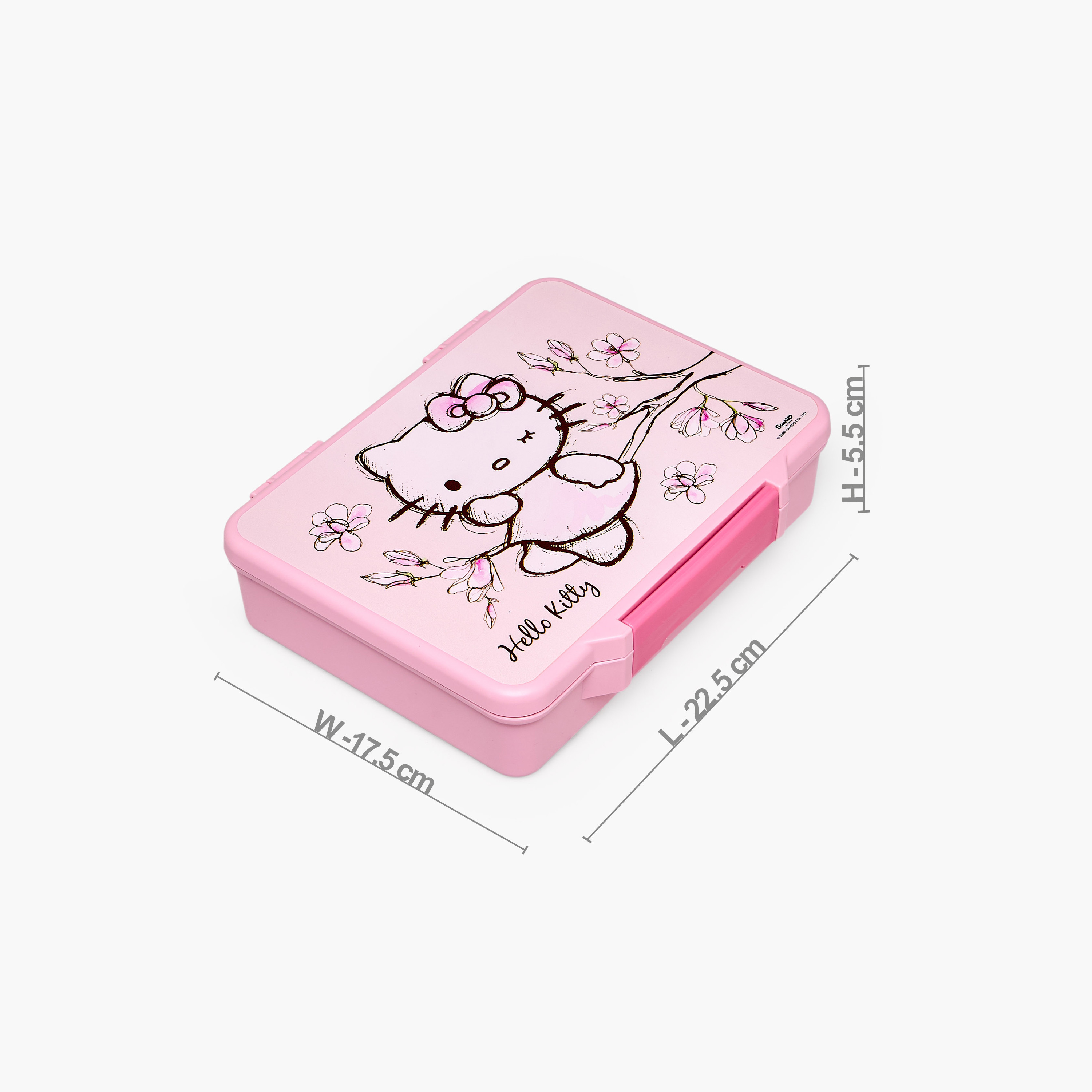 Sanrio Hello Kitty Print Bento Lunch Box for Girls with Cutlery-school-lunchessentials-lunchboxes-image-10