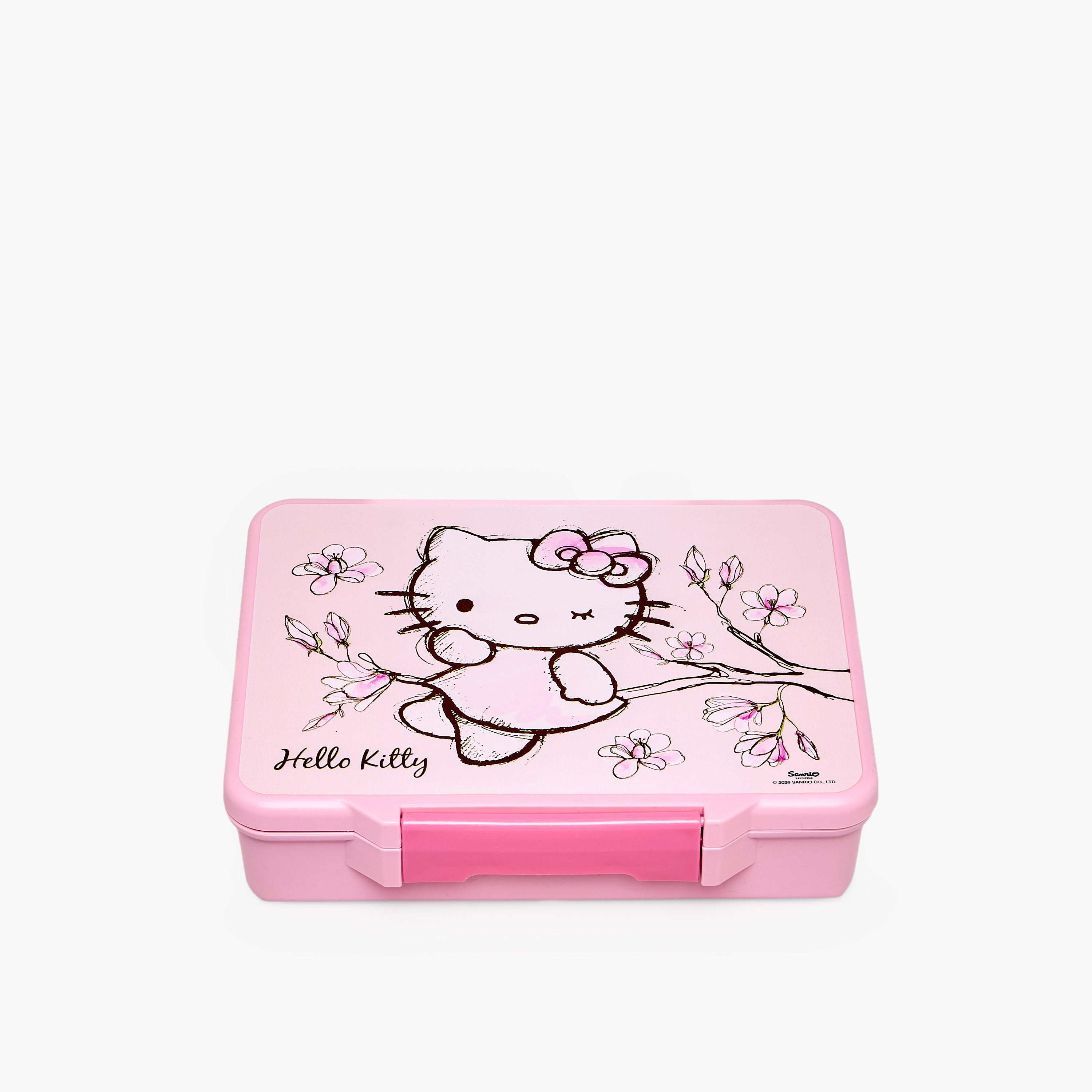 Sanrio Hello Kitty Print Bento Lunch Box for Girls with Cutlery-school-lunchessentials-lunchboxes-image-2