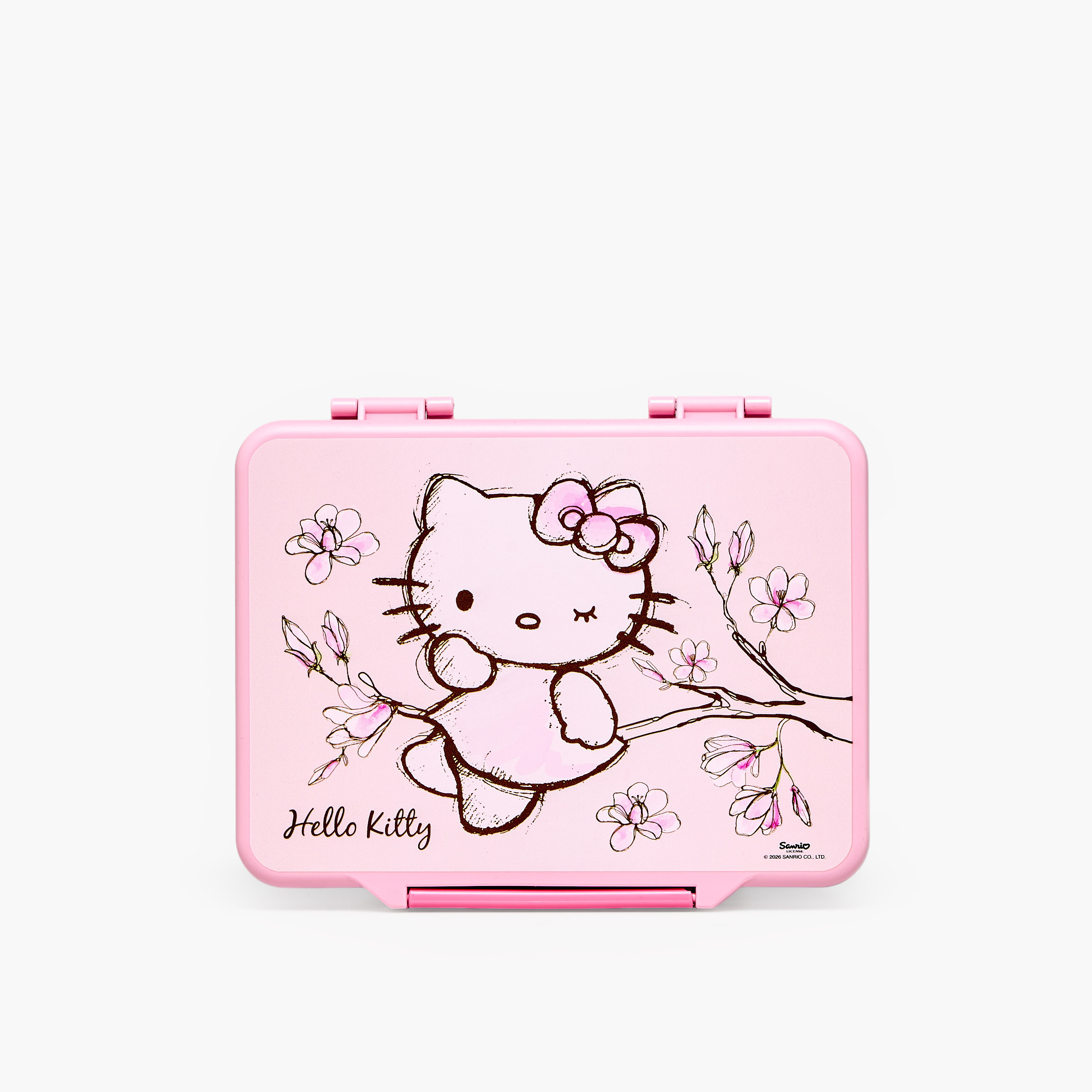 Sanrio Hello Kitty Print Bento Lunch Box for Girls with Cutlery-school-lunchessentials-lunchboxes-image-3