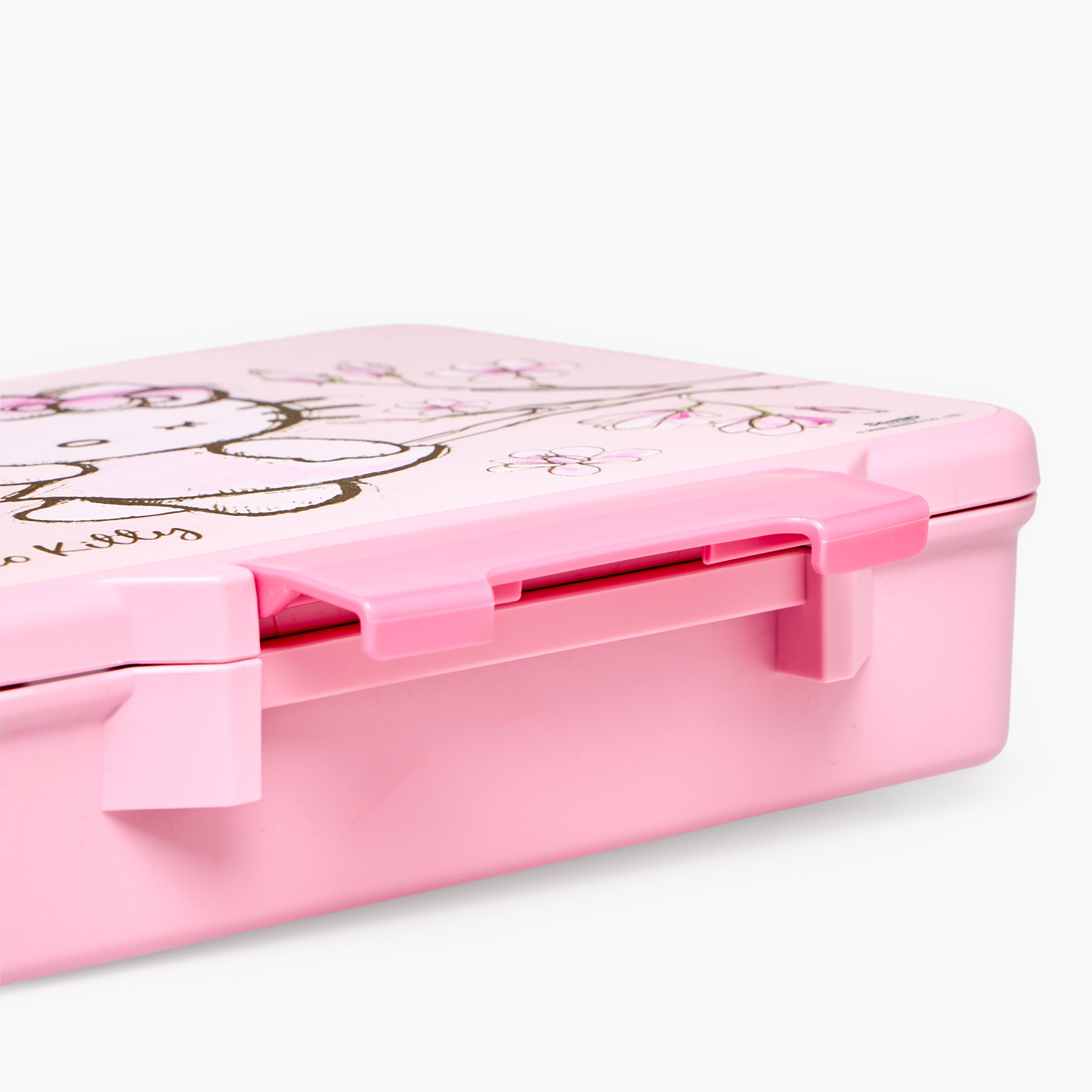 Sanrio Hello Kitty Print Bento Lunch Box for Girls with Cutlery-school-lunchessentials-lunchboxes-image-7