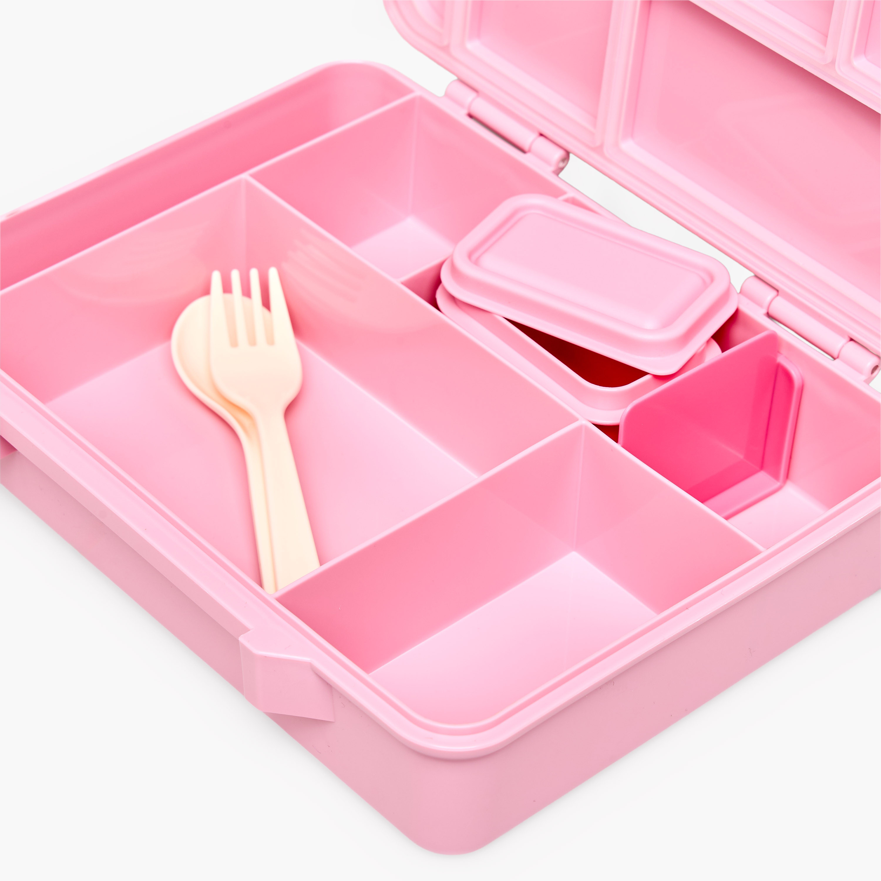 Sanrio Hello Kitty Print Bento Lunch Box for Girls with Cutlery-school-lunchessentials-lunchboxes-image-8