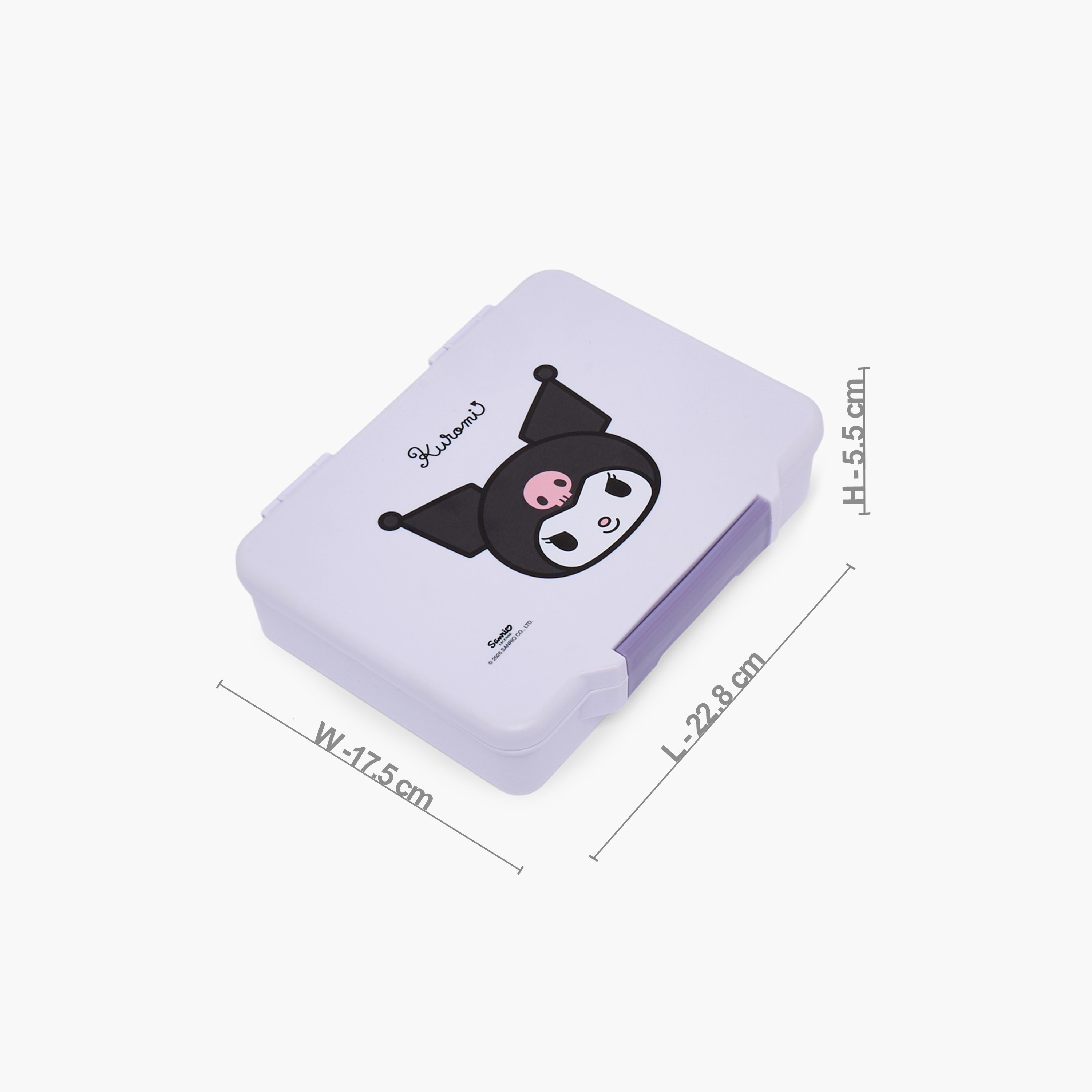 صندوق غداء للأولاد بطبعات كورومي مع أقسام من سانريو - 1.2 لتر-school-lunchessentials-lunchboxes-image-11