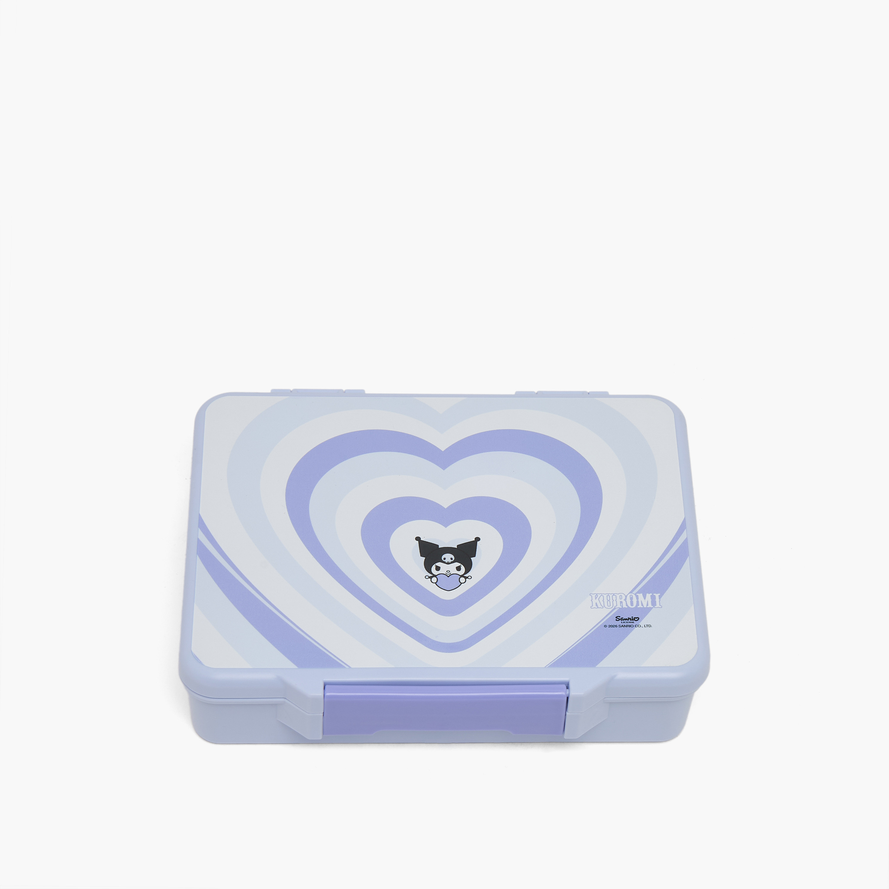 صندوق غداء بينتو بطبعات كورومي مع أدوات مائدة للبنات من سانريو - 1.2 لتر-school-lunchessentials-lunchboxes-image-2