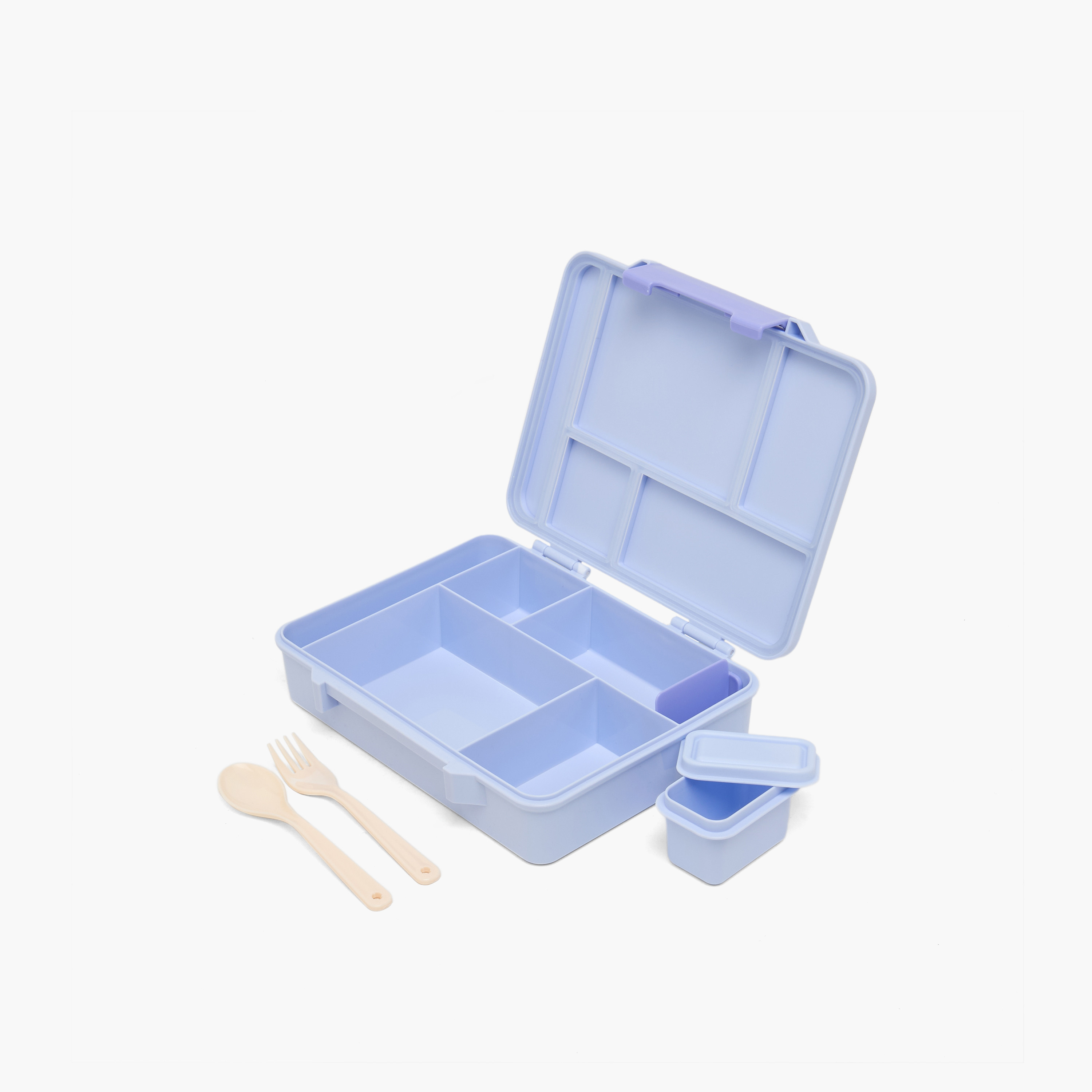 صندوق غداء بينتو بطبعات كورومي مع أدوات مائدة للبنات من سانريو - 1.2 لتر-school-lunchessentials-lunchboxes-image-8