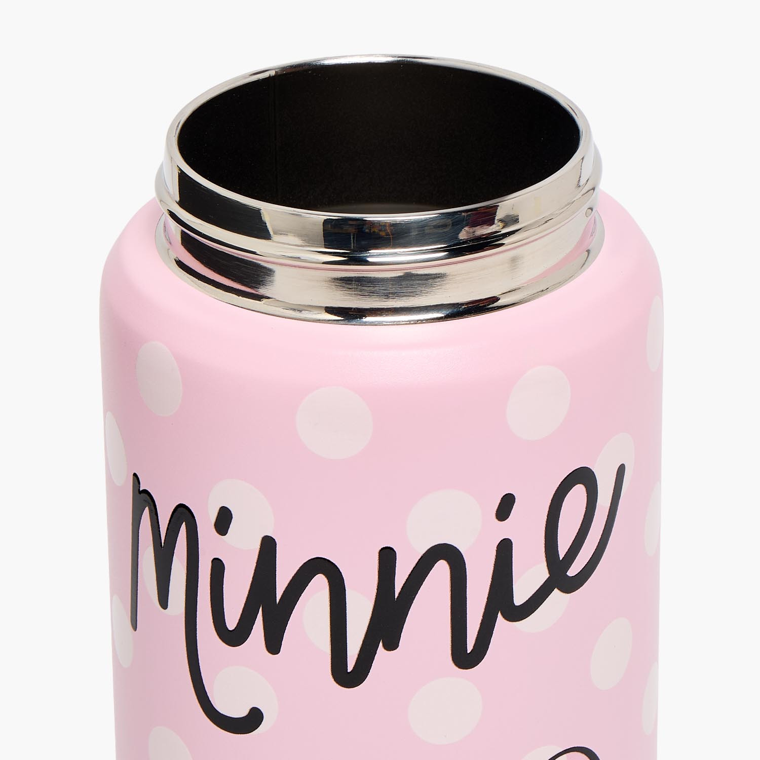 Disney Minnie Mouse Print Stainless Steel Water Bottle with Spout and Handle- 500ml-school-waterbottles-image-5