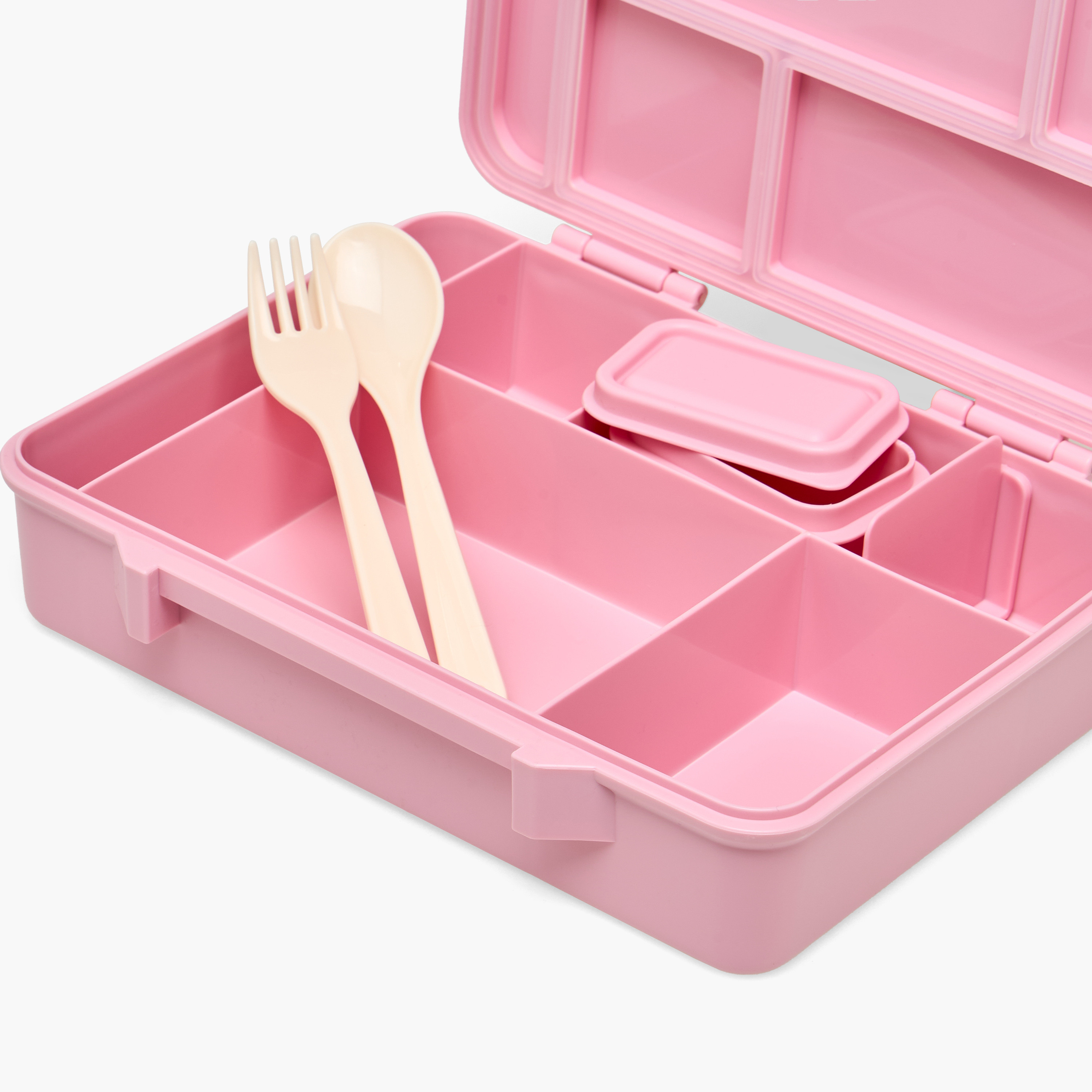 صندوق غداء بينتو بطبعات ميني ماوس مع أدوات مائدة للبنات من ديزني-school-lunchessentials-lunchboxes-image-8