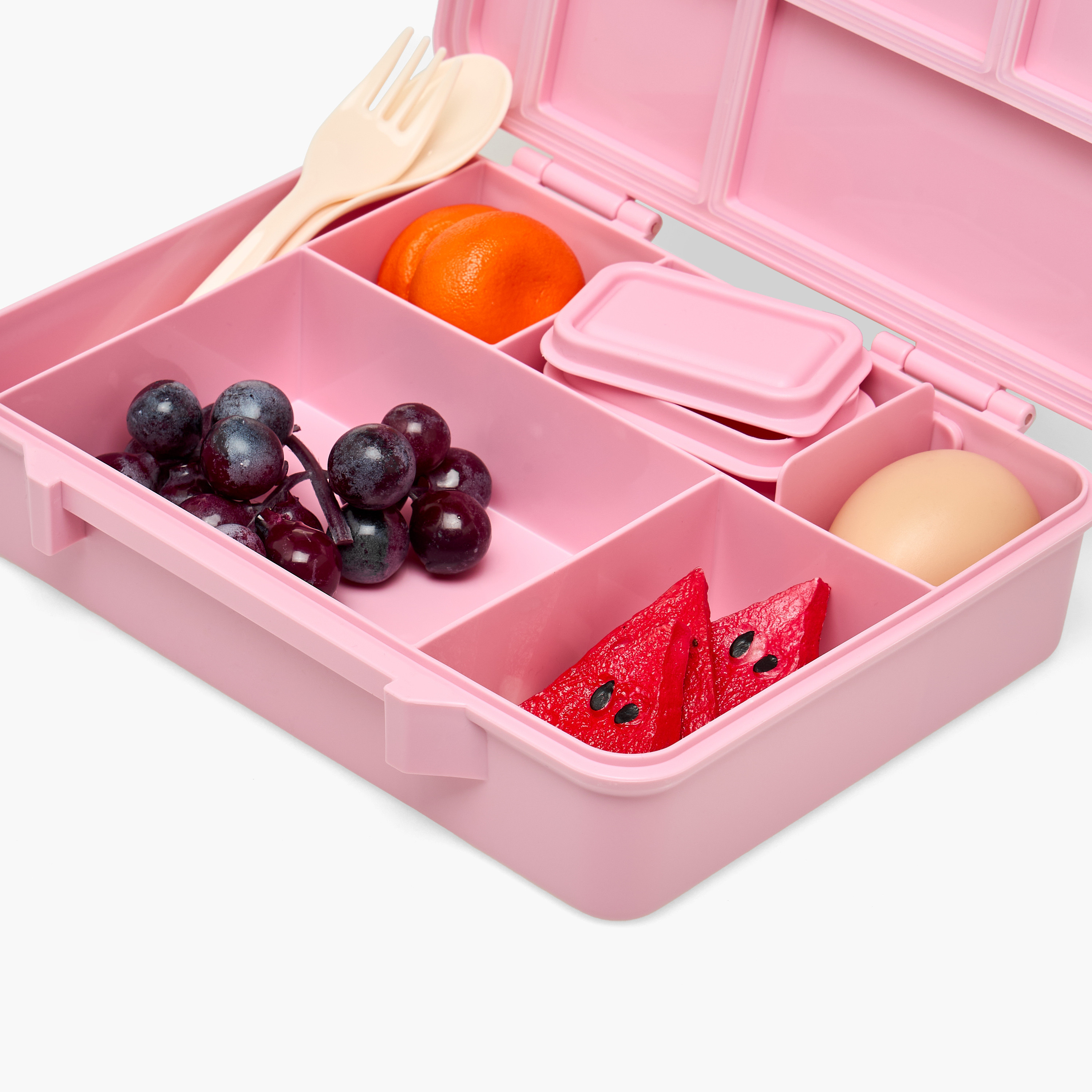 صندوق غداء بينتو بطبعات ميني ماوس مع أدوات مائدة للبنات من ديزني-school-lunchessentials-lunchboxes-image-9