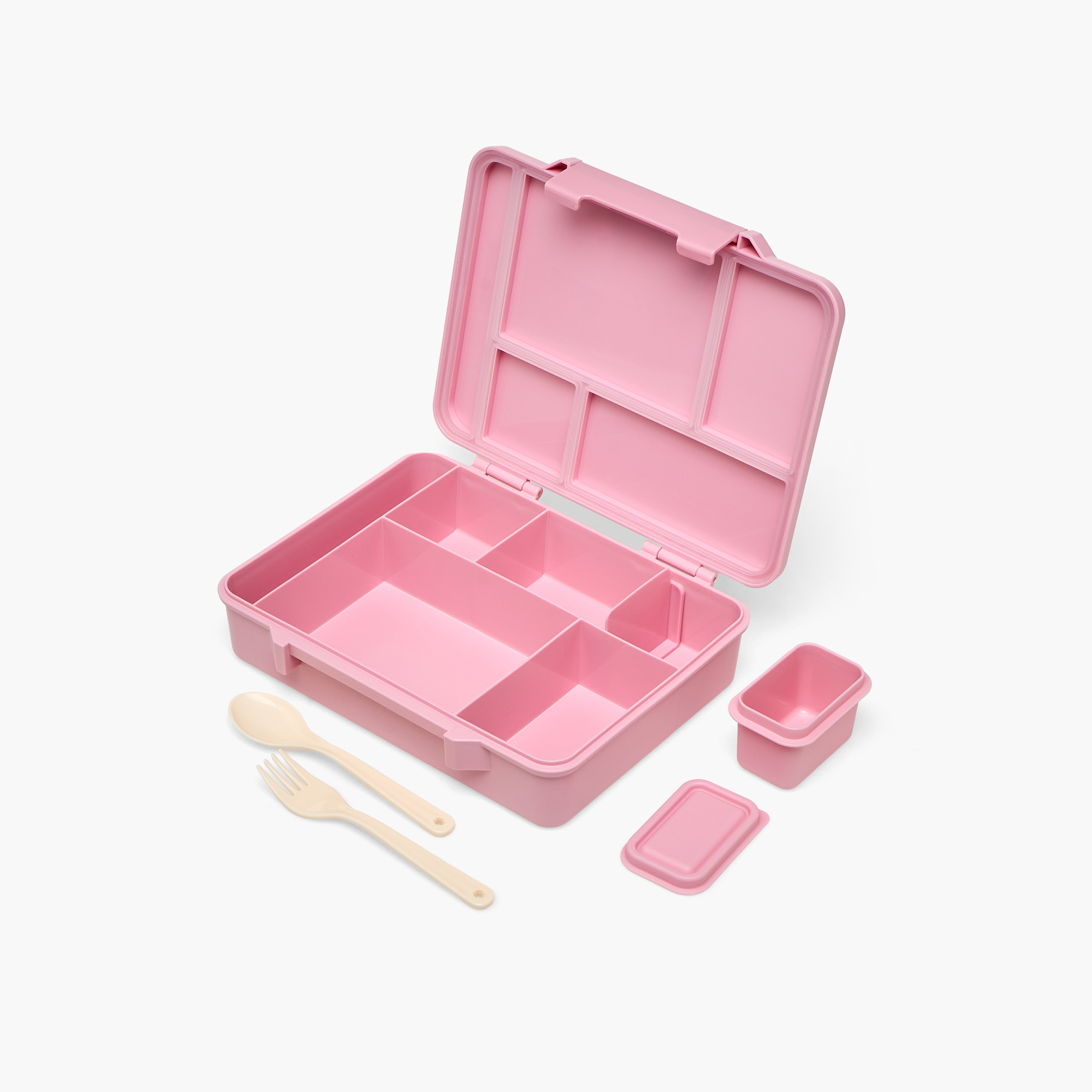 صندوق غداء بينتو بطبعات ميني ماوس مع أدوات مائدة للبنات من ديزني-school-lunchessentials-lunchboxes-image-10