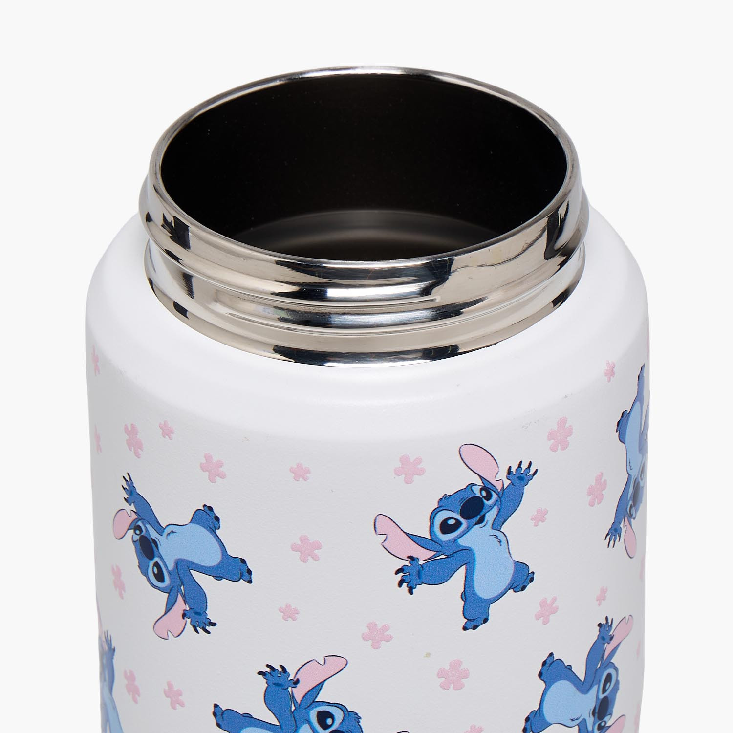 Disney Stitch Print Stainless Steel Water Bottle with Flip Spout and Handle-school-waterbottles-image-5