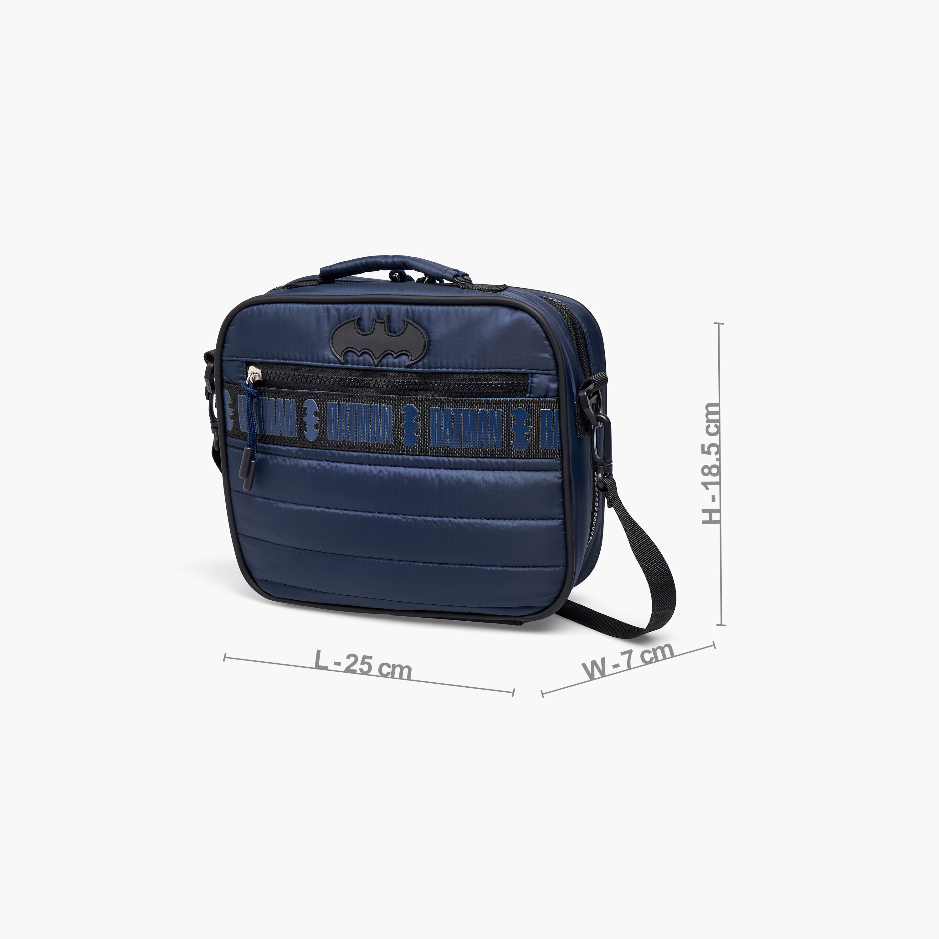 Batman Applique Lunch Bag for Boys 8-12 Years with Insulation-school-lunchessentials-lunchbags-image-6