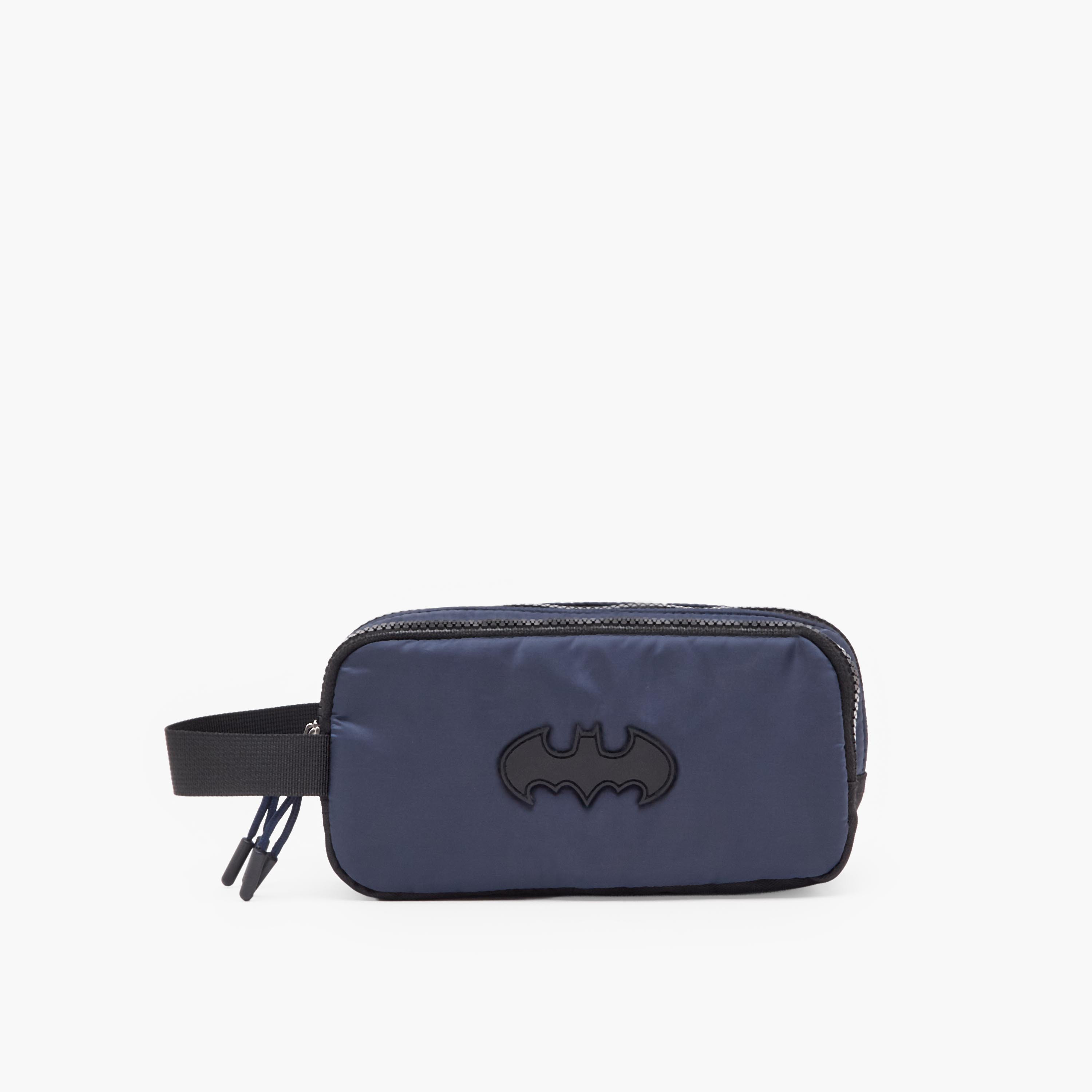 مقلمة بقسمين وزخارف باتمان-school-stationery-pencilcases-image-1