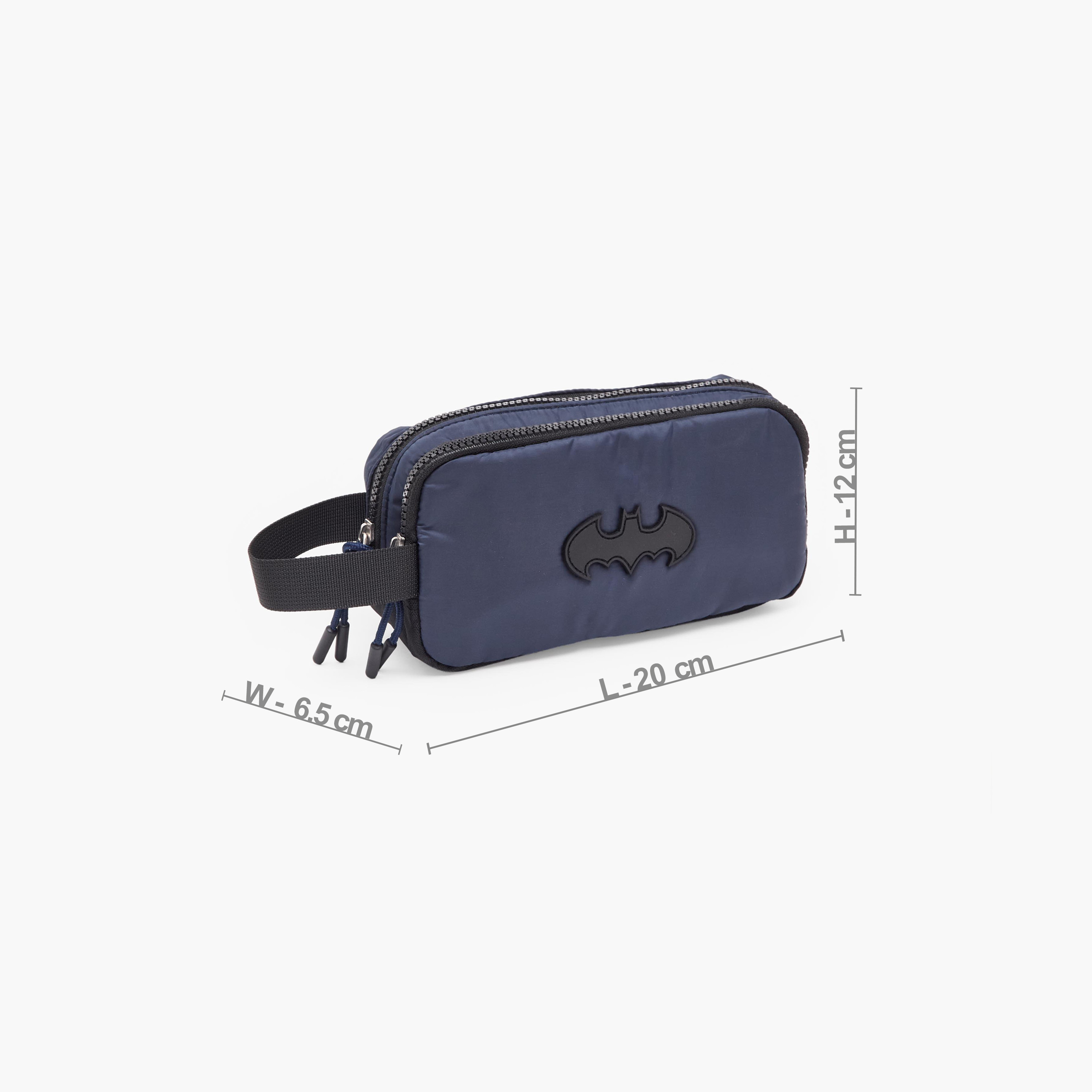 مقلمة بقسمين وزخارف باتمان-school-stationery-pencilcases-image-4