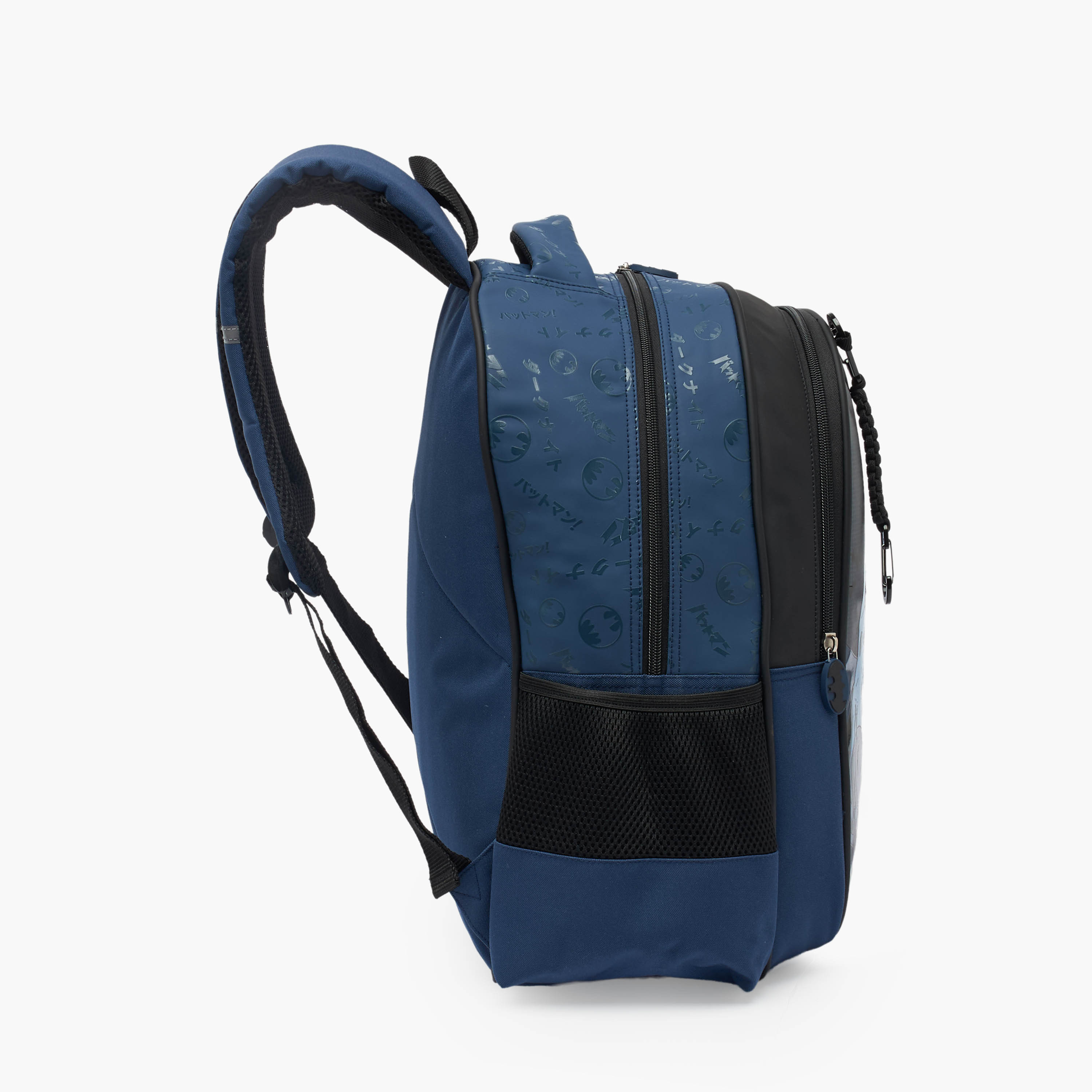 Batman Print Backpack for Boys 5-8 Years with Laptop Sleeve - 16 inches-school-bagsandbackpacks-backpacks-image-7