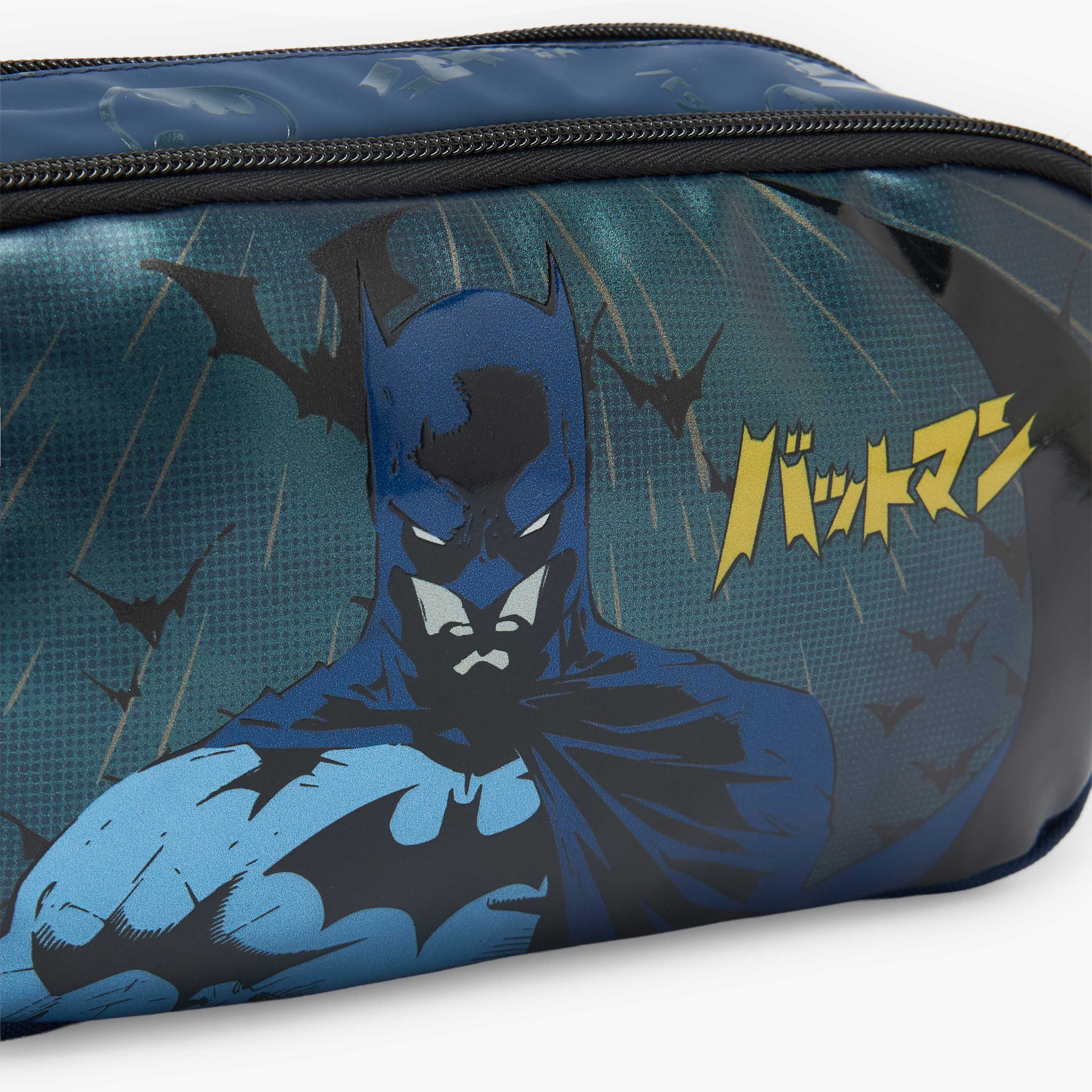 مقلمة بقسمين وبطبعات باتمان-school-stationery-pencilcases-image-5