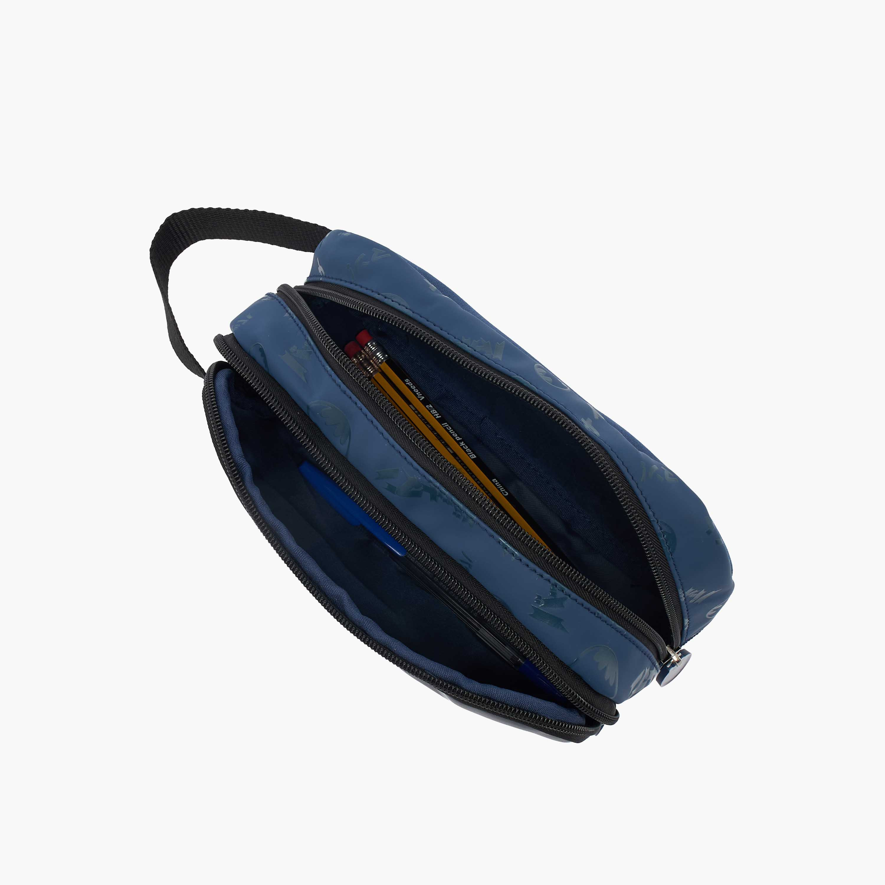 مقلمة بقسمين وبطبعات باتمان-school-stationery-pencilcases-image-6