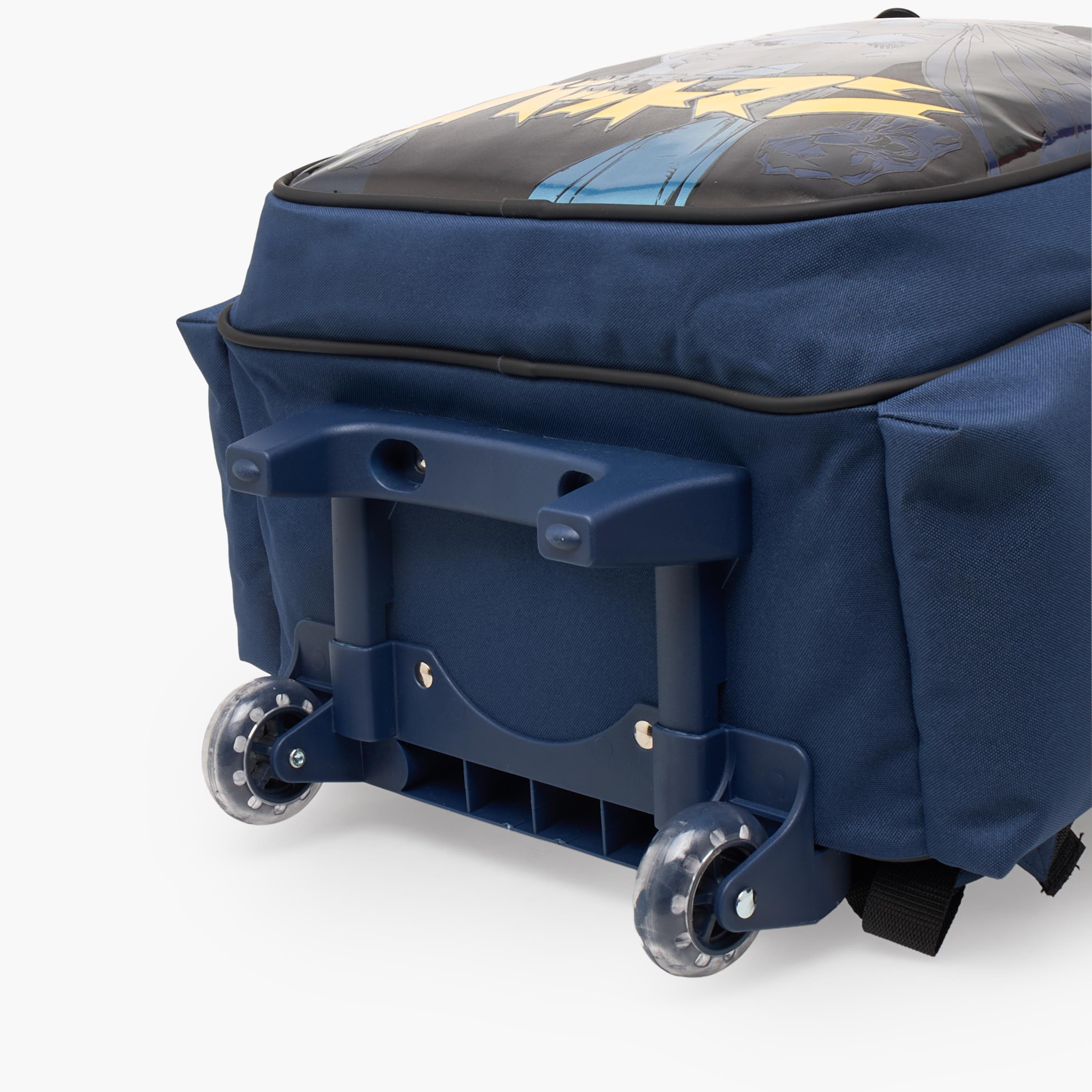 شنطة ترولي بطبعات باتمان للأولاد 5-8 سنوات مع مقبض قابل للسحب - 16 بوصة-school-bagsandbackpacks-trolleybags-image-13