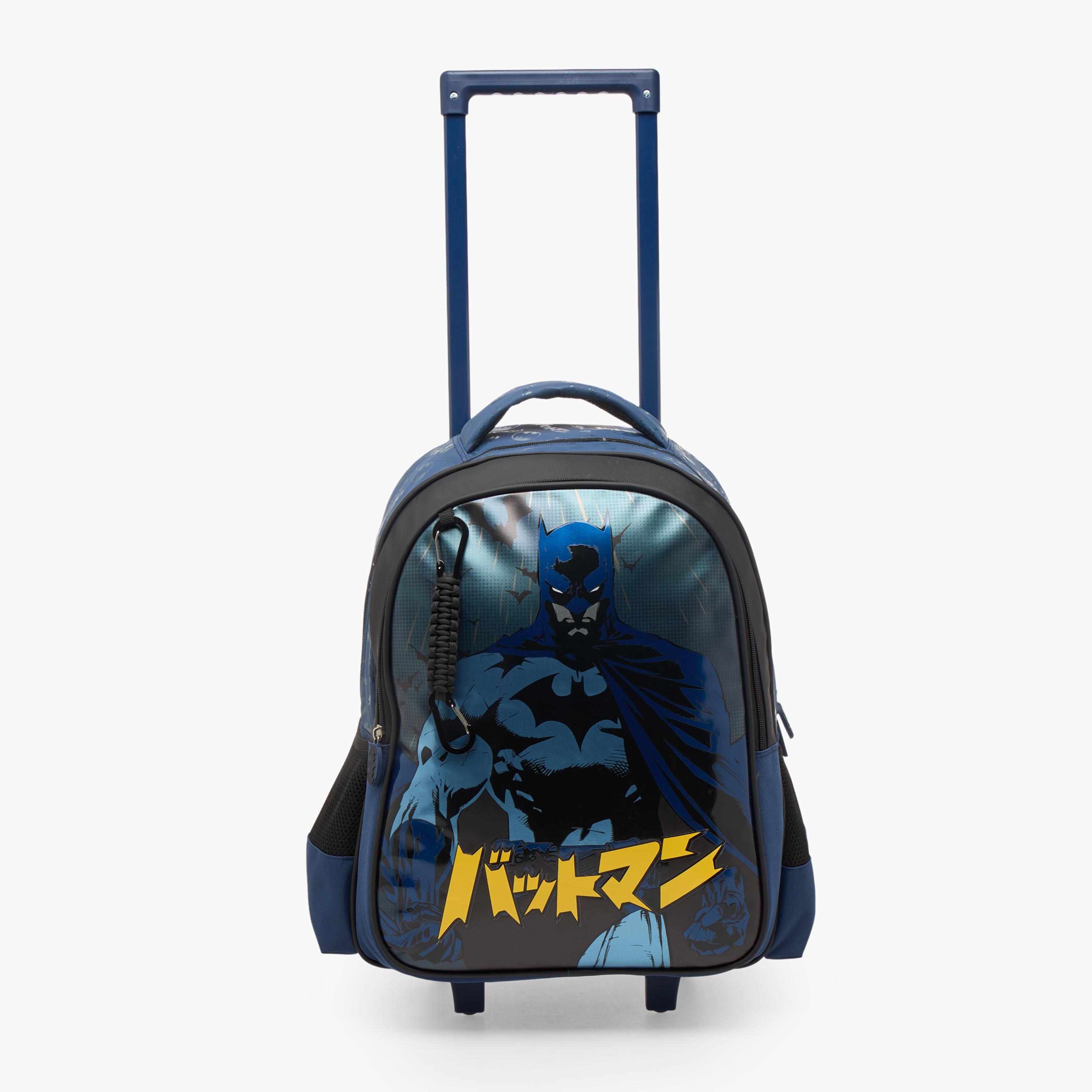 شنطة ترولي بطبعات باتمان للأولاد 5-8 سنوات مع مقبض قابل للسحب - 16 بوصة-school-bagsandbackpacks-trolleybags-image-5