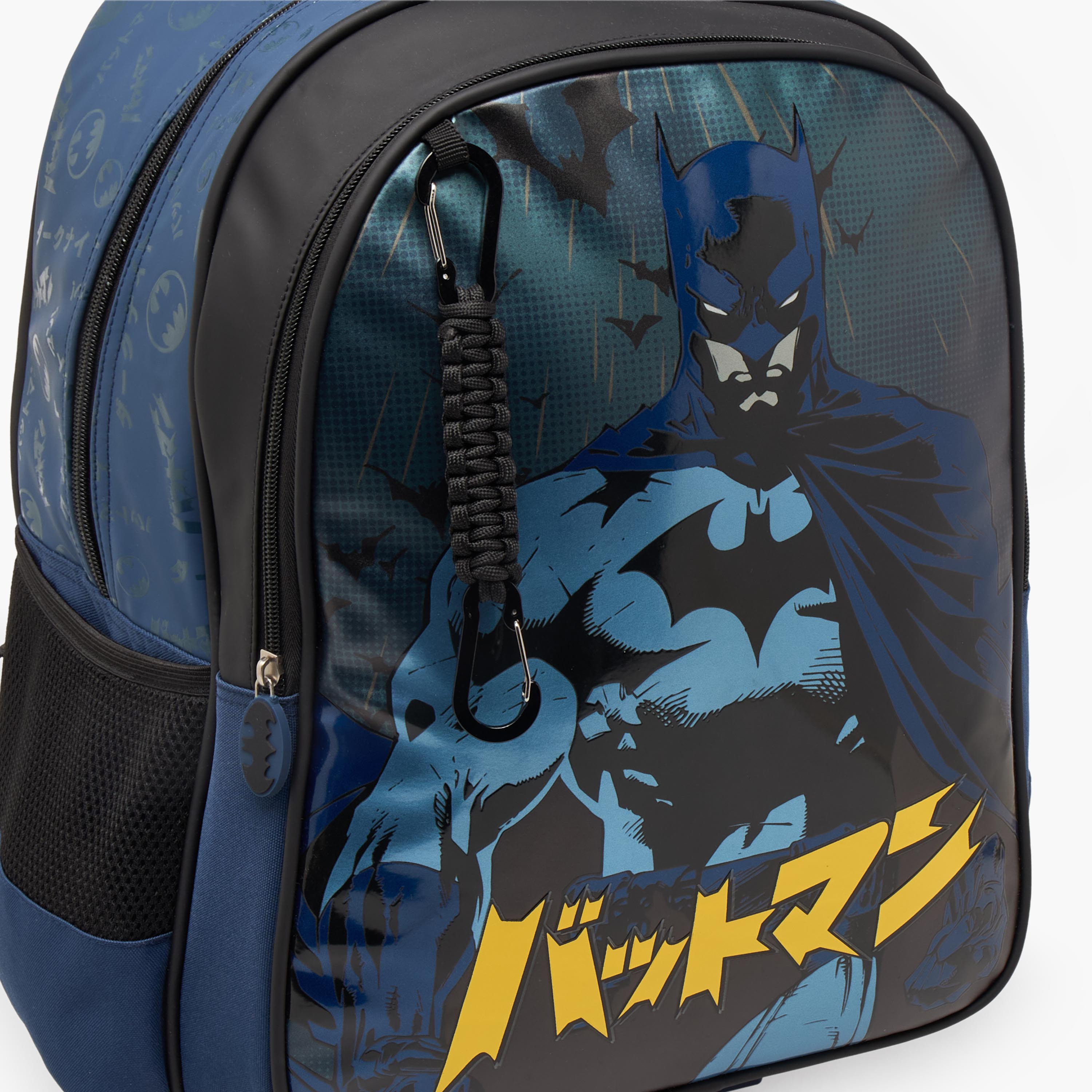شنطة ترولي بطبعات باتمان للأولاد 5-8 سنوات مع مقبض قابل للسحب - 16 بوصة-school-bagsandbackpacks-trolleybags-image-6