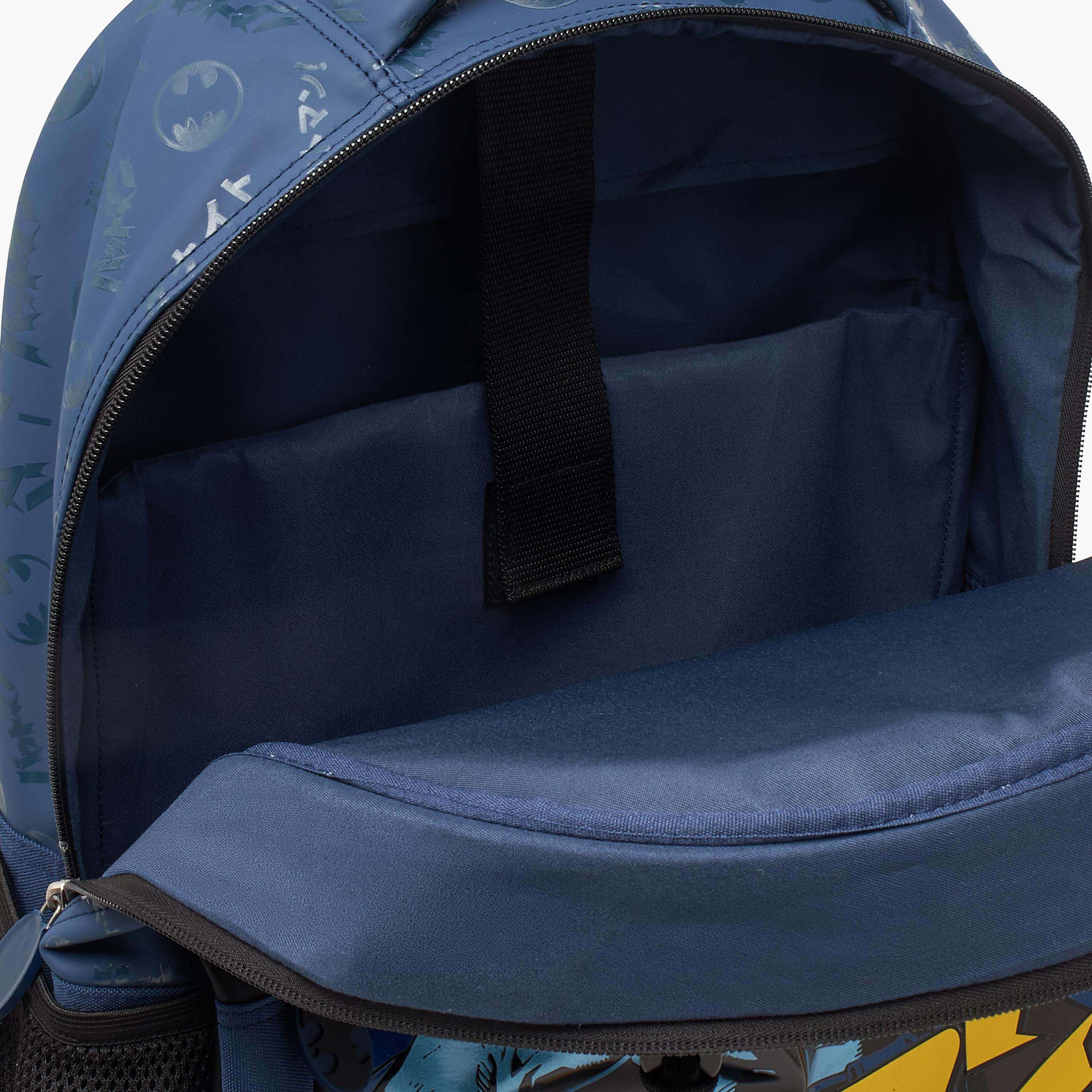 شنطة ترولي بطبعات باتمان للأولاد 5-8 سنوات مع مقبض قابل للسحب - 16 بوصة-school-bagsandbackpacks-trolleybags-image-7