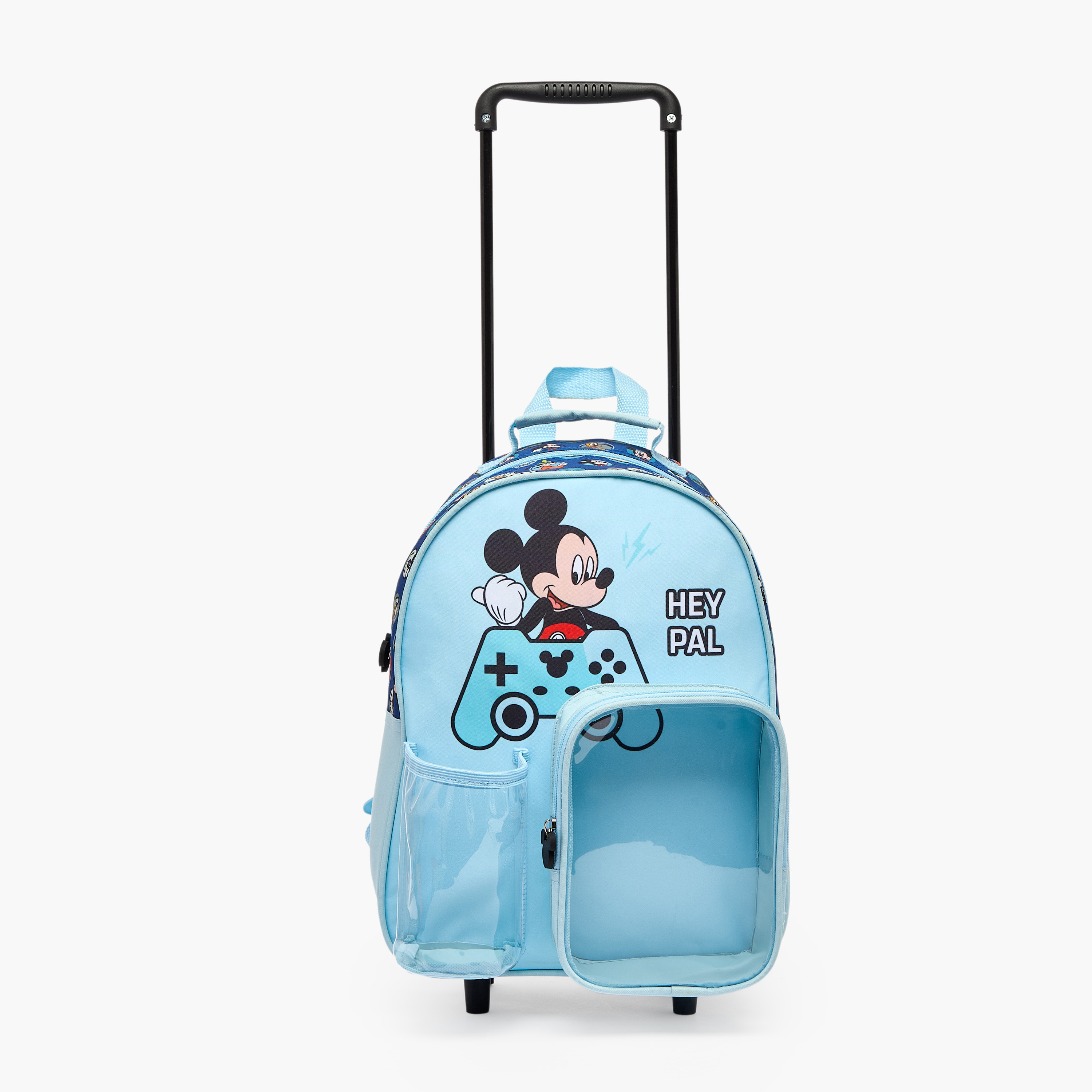 Disney Mickey Mouse 3-Piece School Trolley Bag Set for Boys 3-5 Years with Lunch Box - 14 inches-school-bagsandbackpacks-trolleybags-image-6