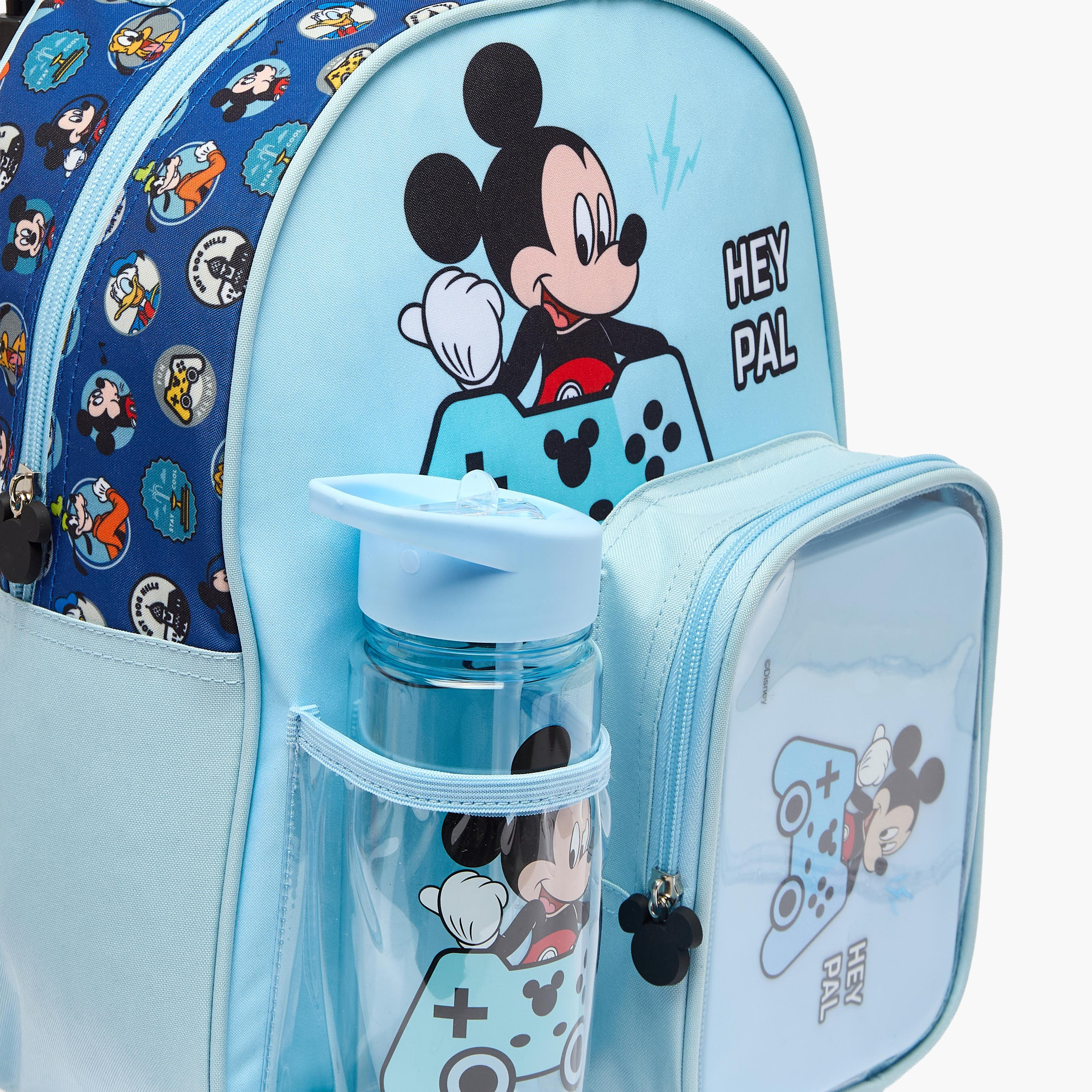 Disney Mickey Mouse 3-Piece School Trolley Bag Set for Boys 3-5 Years with Lunch Box - 14 inches-school-bagsandbackpacks-trolleybags-image-8