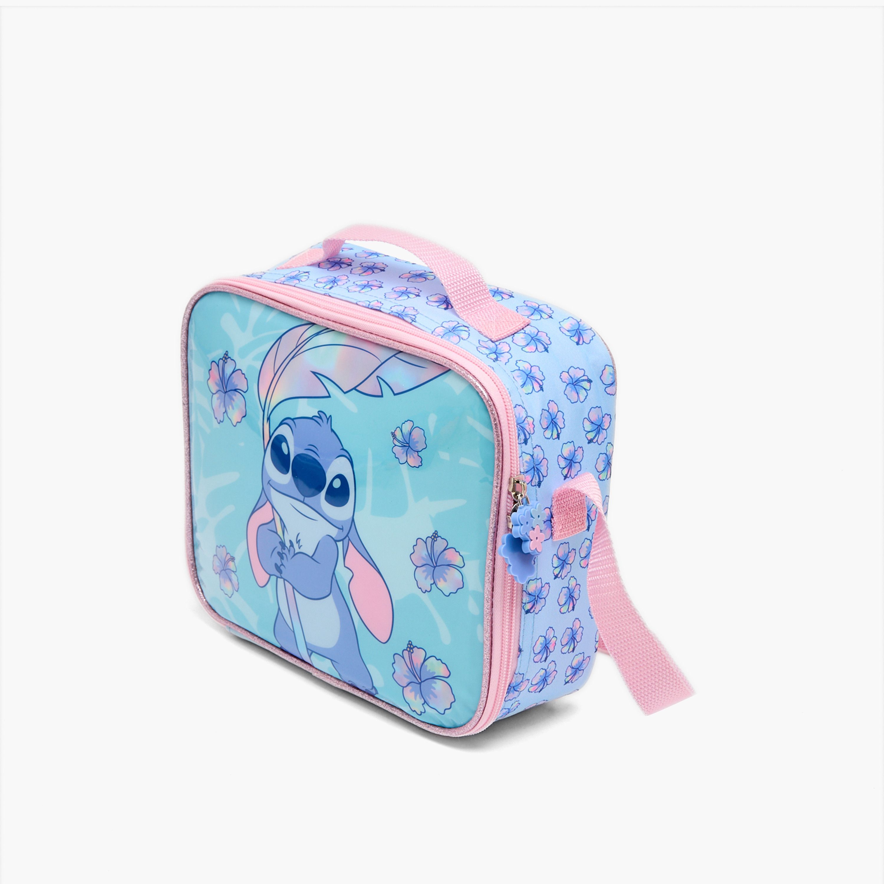 Disney Stitch Print 5-Piece School Trolley Bag Set for Girls 5-8 Years with Lunch Bag - 16 inches-school-bagsandbackpacks-trolleybags-image-12