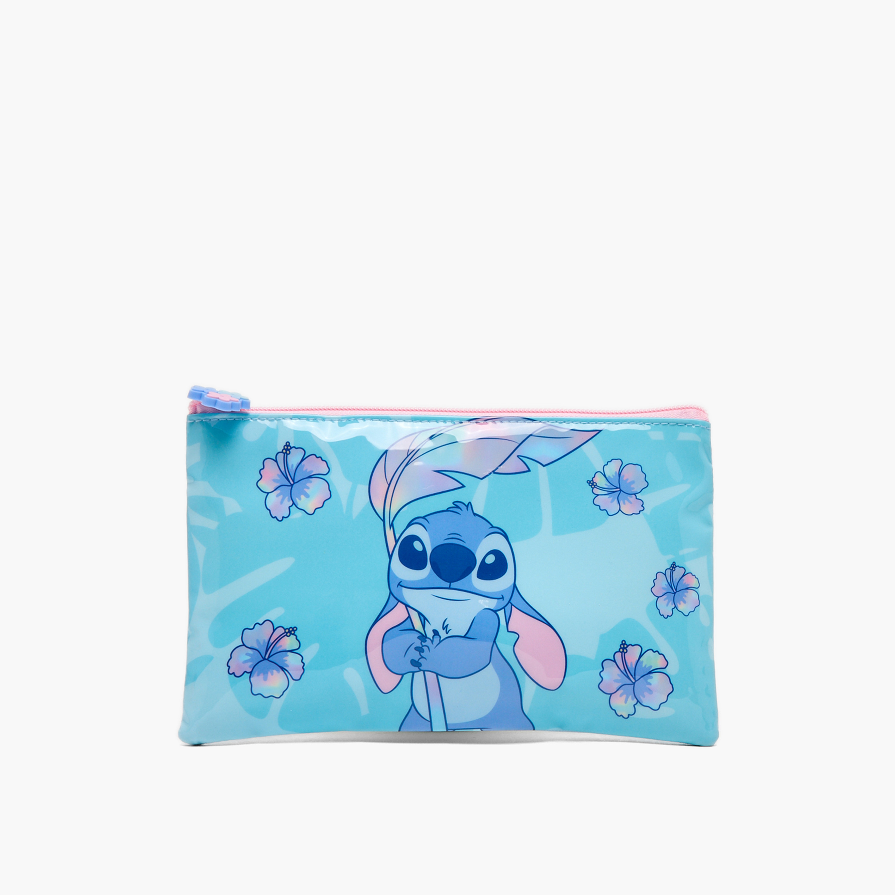 Disney Stitch Print 5-Piece School Trolley Bag Set for Girls 5-8 Years with Lunch Bag - 16 inches-school-bagsandbackpacks-trolleybags-image-17