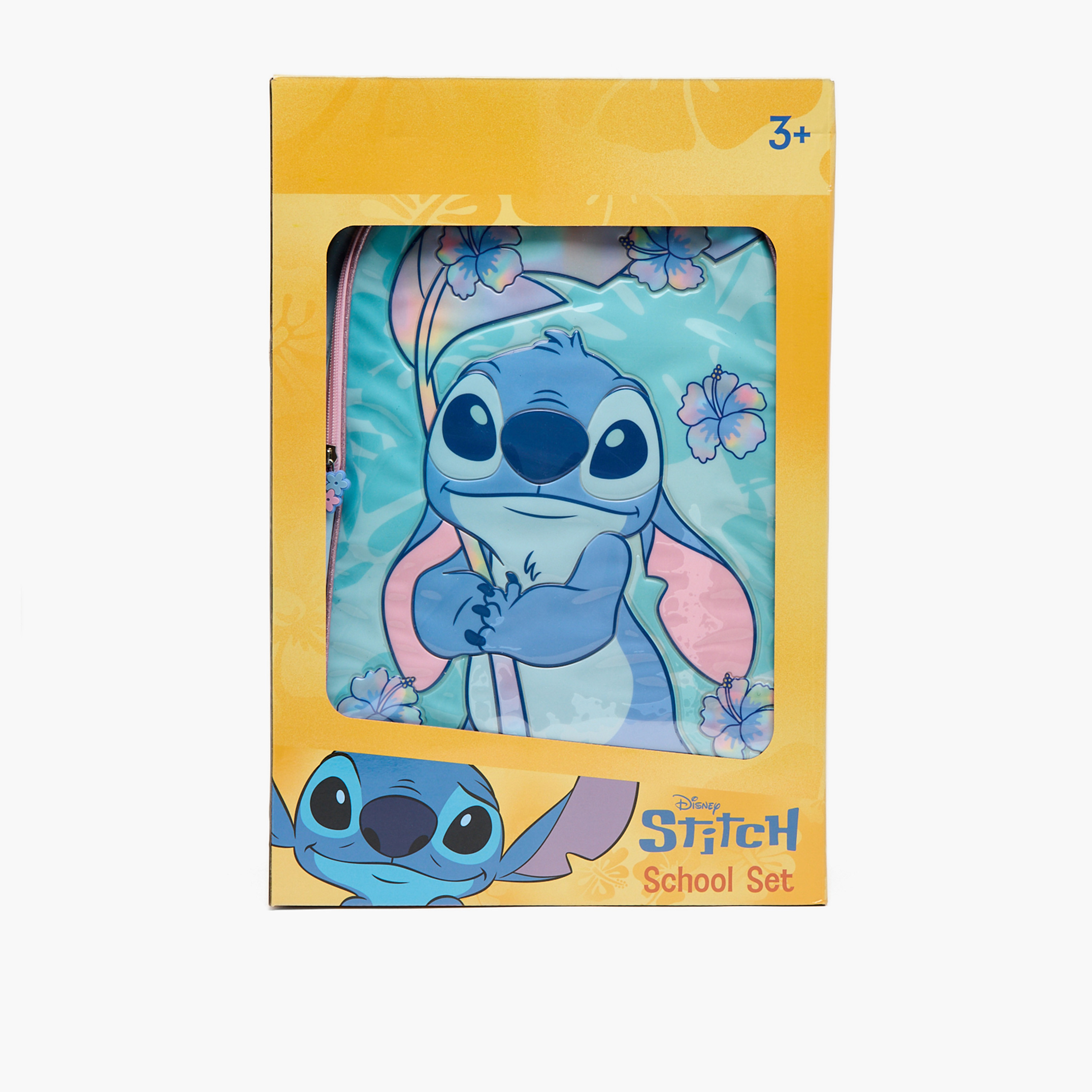 Disney Stitch Print 5-Piece School Trolley Bag Set for Girls 5-8 Years with Lunch Bag - 16 inches-school-bagsandbackpacks-trolleybags-image-21