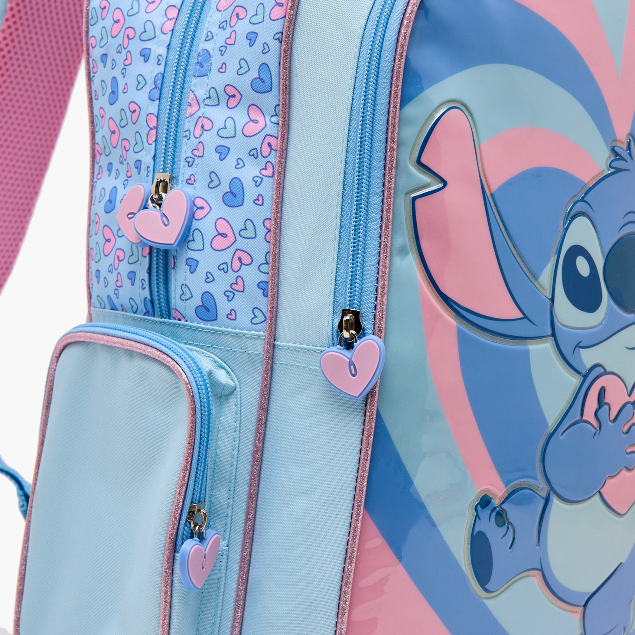 Disney Stitch 5-Piece School Backpack Set for Girls 5-8 Years with Lunch Bag - 16 inches-school-bagsandbackpacks-backpacks-image-5