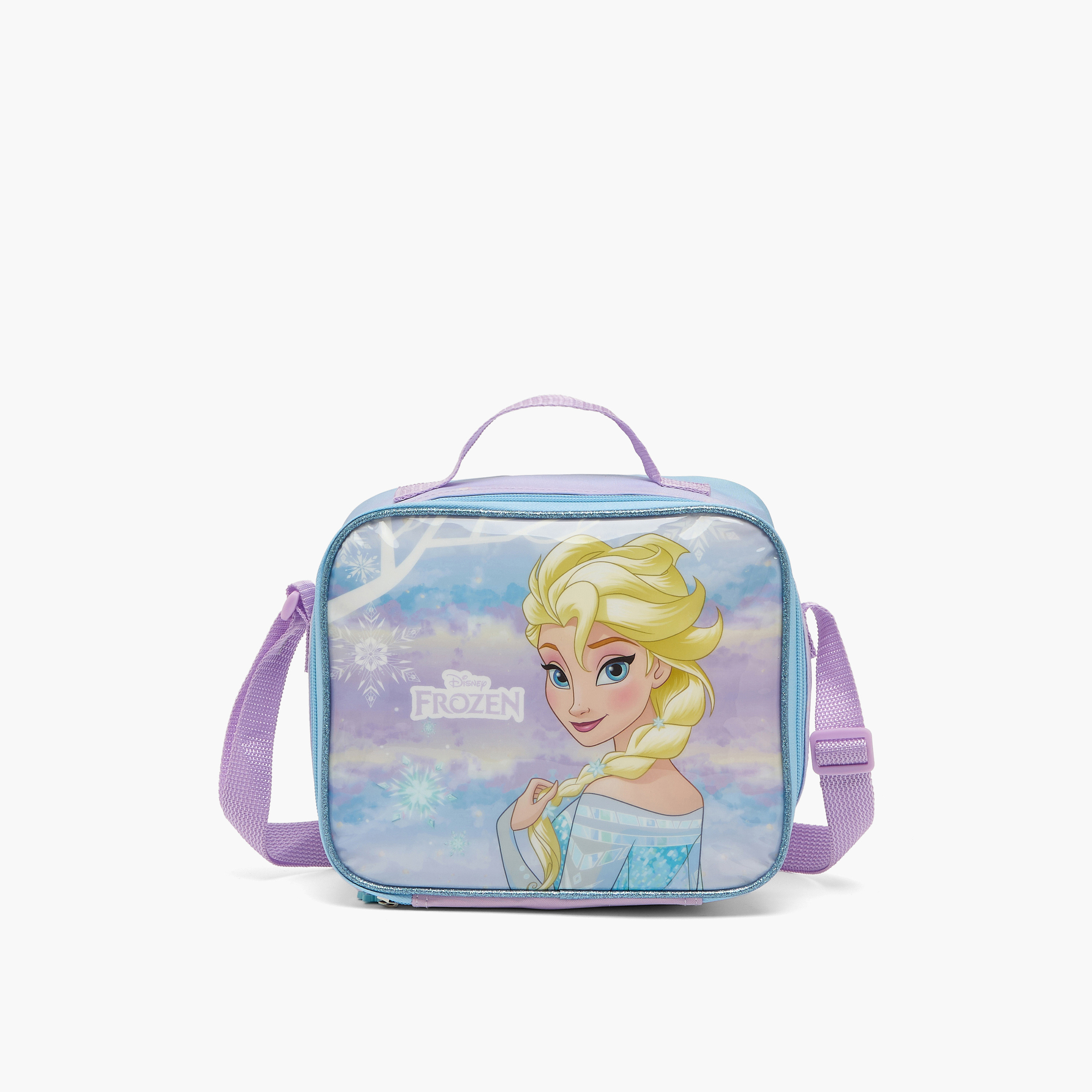 طقم شنطة ترولي مدرسية فروزن 5 قطع للبنات 5-8 سنوات مع شنطة غداء من ديزني - 16 بوصة-school-bagsandbackpacks-trolleybags-image-12