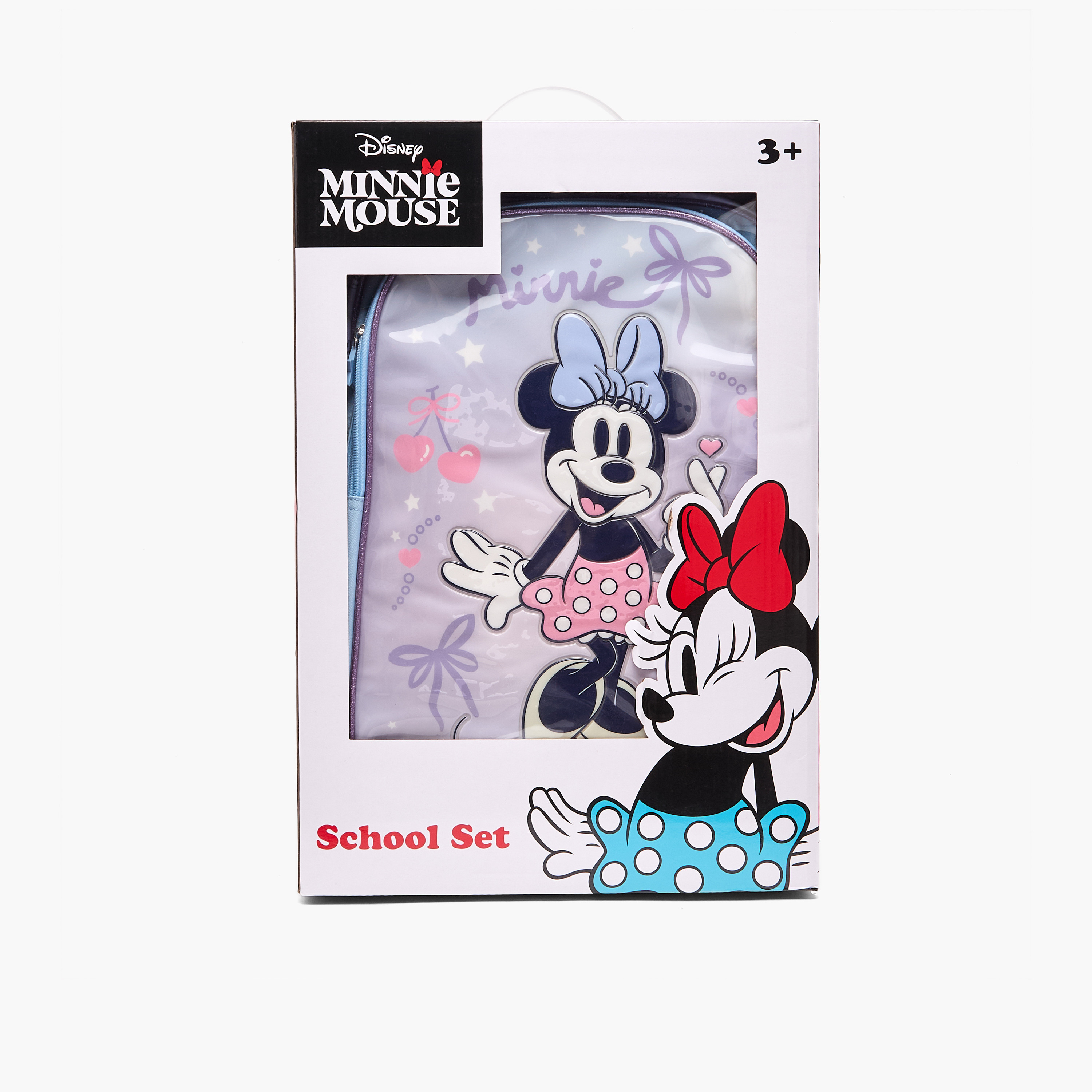 Disney Minnie Mouse 5-Piece School Trolley Bag Set for Girls 5-8 Years with Lunch Bag - 16 inches-school-bagsandbackpacks-trolleybags-image-22