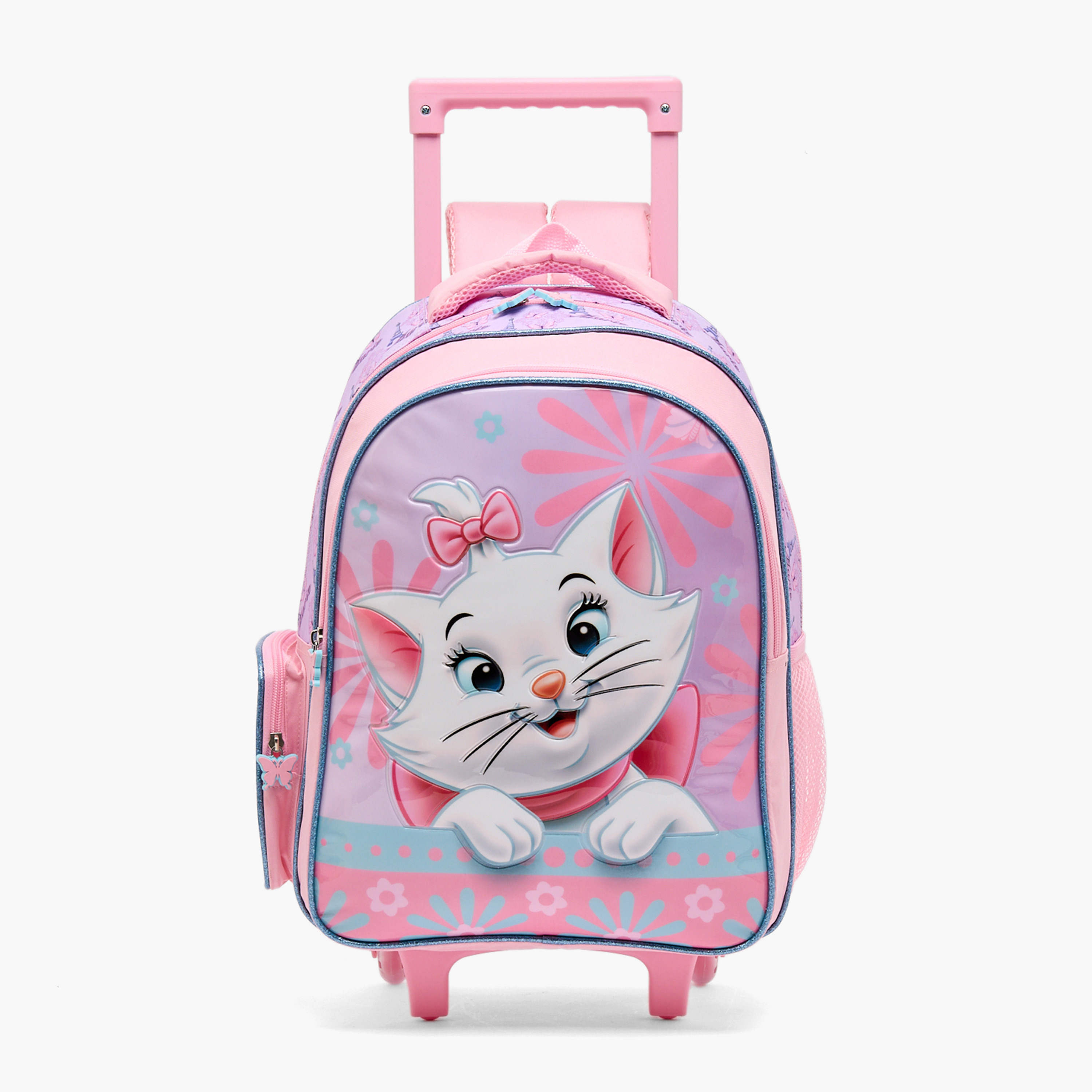 Disney Marie Print 5-Piece School Trolley Bag Set for Girls 5-8 Years with Lunch Bag - 16 inches-school-bagsandbackpacks-trolleybags-image-3