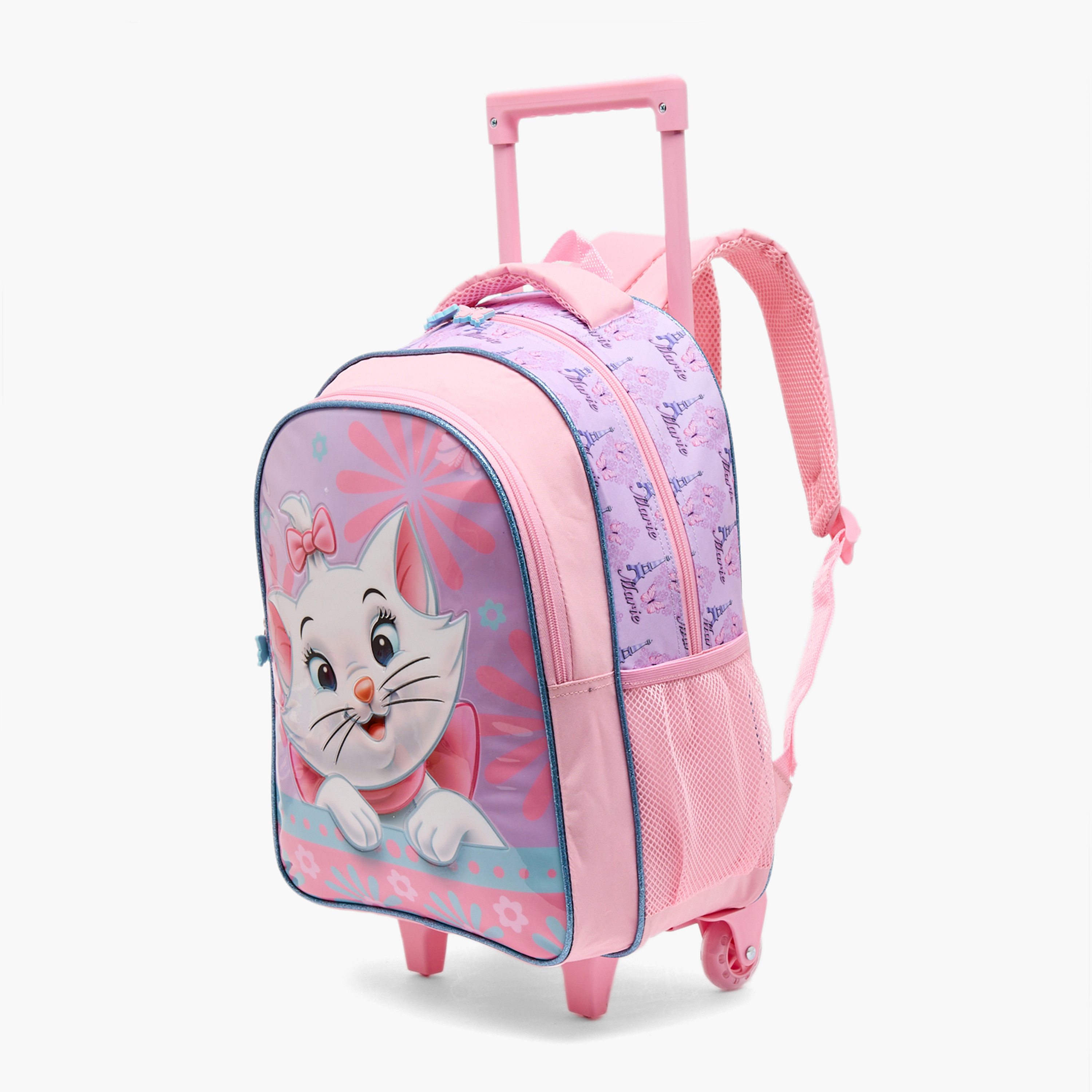 Disney Marie Print 5-Piece School Trolley Bag Set for Girls 5-8 Years with Lunch Bag - 16 inches-school-bagsandbackpacks-trolleybags-image-7