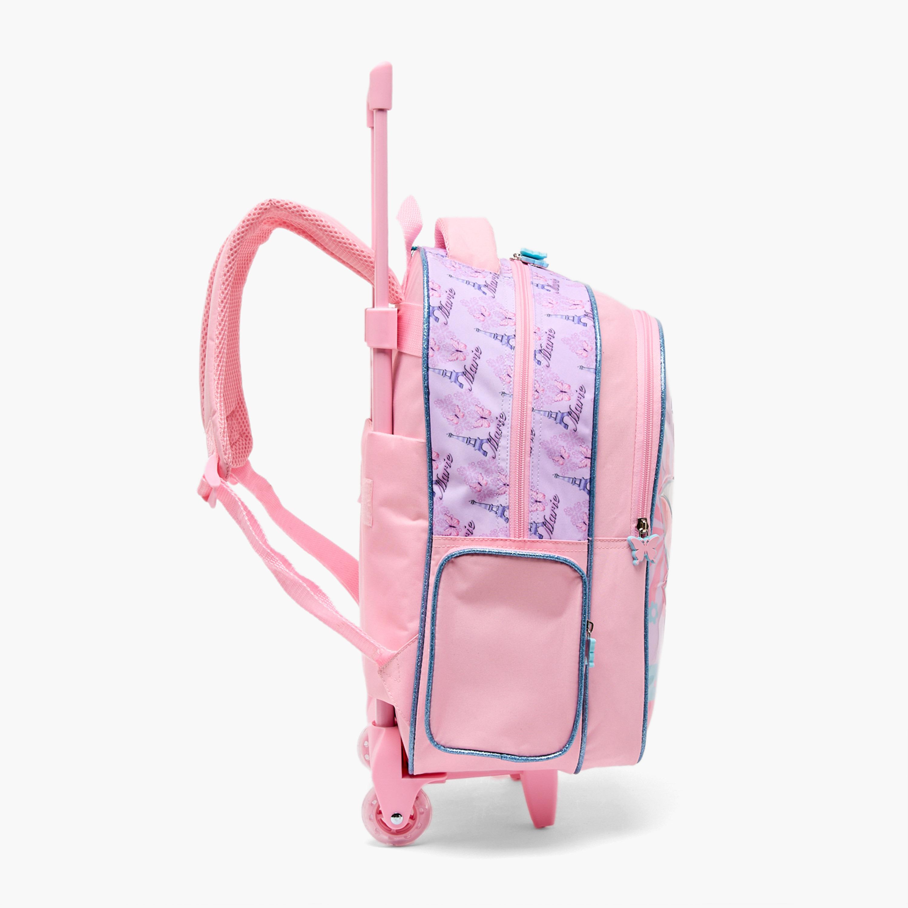Disney Marie Print 5-Piece School Trolley Bag Set for Girls 5-8 Years with Lunch Bag - 16 inches-school-bagsandbackpacks-trolleybags-image-8