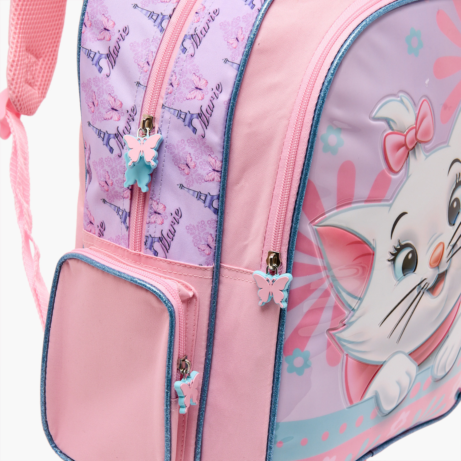 Disney Marie Print 5-Piece School Trolley Bag Set for Girls 5-8 Years with Lunch Bag - 16 inches-school-bagsandbackpacks-trolleybags-image-4