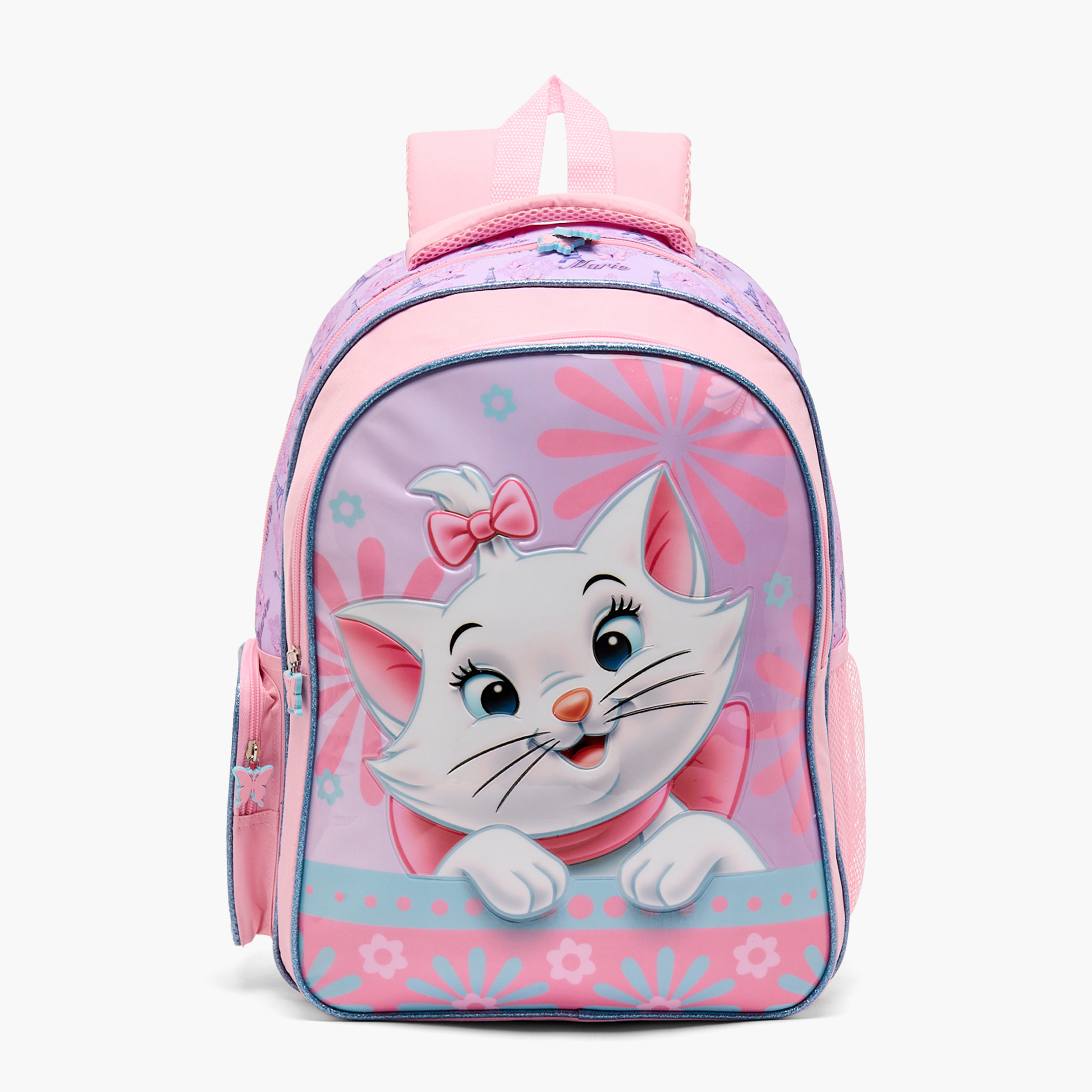 طقم شنطة مدرسية للبنات من 5-8 سنوات بطبعة ماري مع شنطة غداء من ديزني - 5 قطع - 16 بوصة-school-bagsandbackpacks-backpacks-image-2