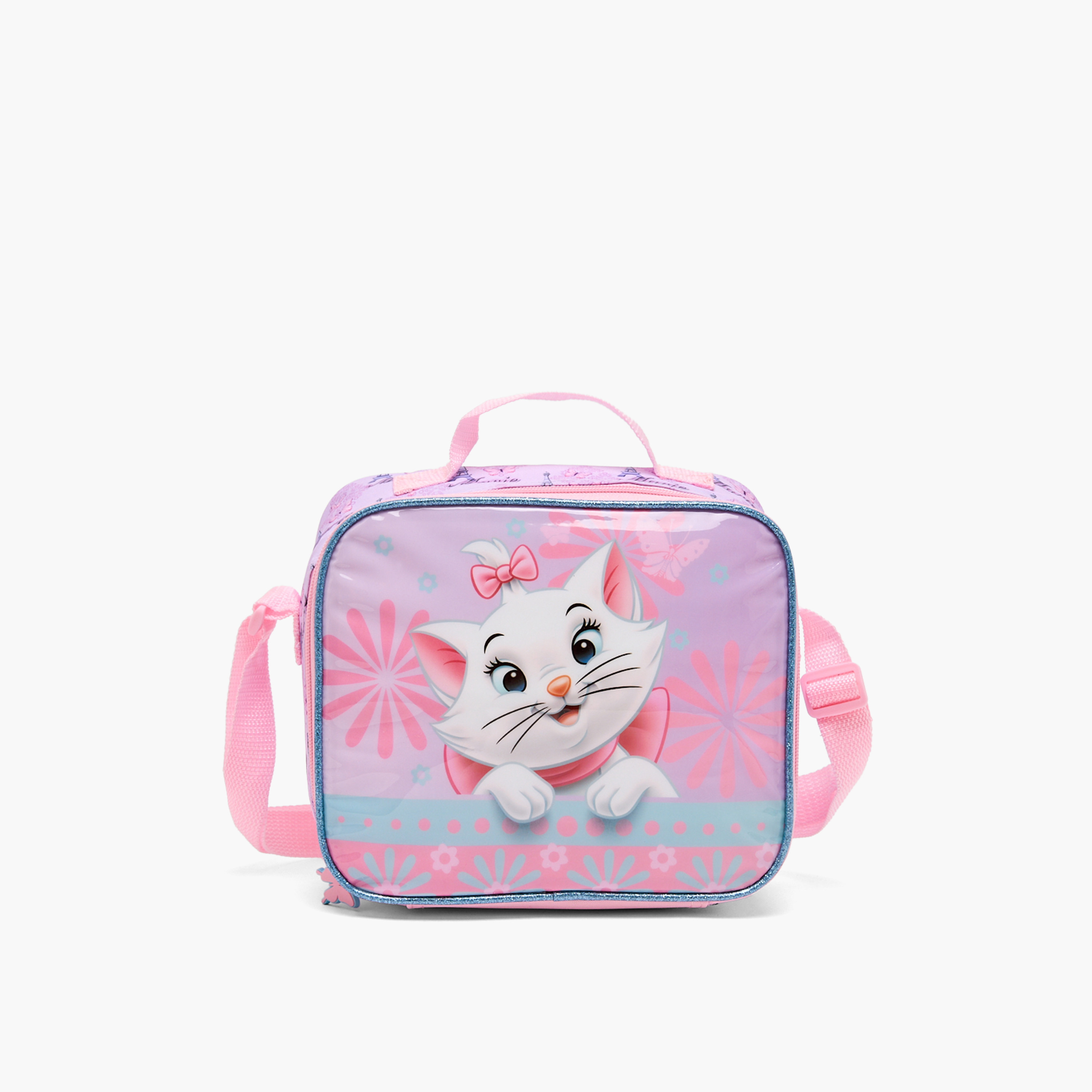 طقم شنطة مدرسية للبنات من 5-8 سنوات بطبعة ماري مع شنطة غداء من ديزني - 5 قطع - 16 بوصة-school-bagsandbackpacks-backpacks-image-8